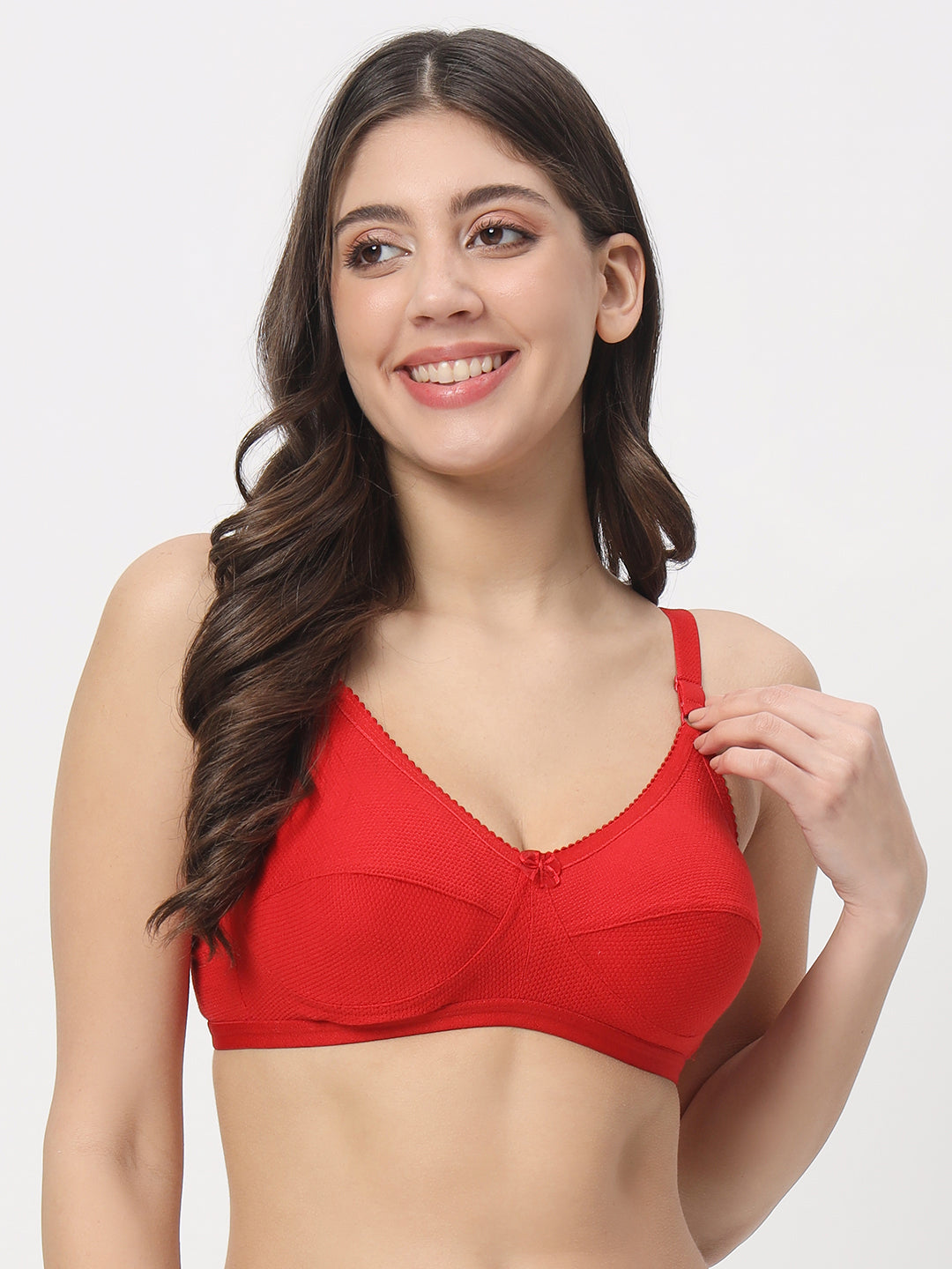 Elegant Everyday Comfort Cotton Bra – Soft Support & Seamless Fit(POPCORN)