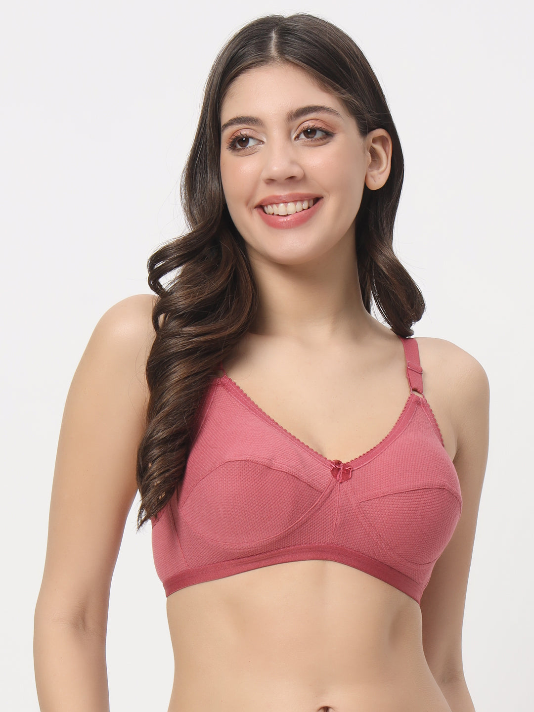 Elegant Everyday Comfort Cotton Bra – Soft Support & Seamless Fit(POPCORN)