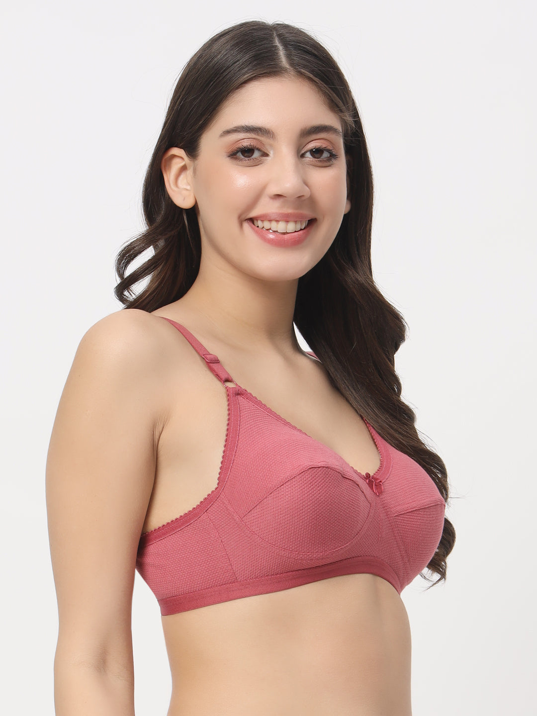 Elegant Everyday Comfort Cotton Bra – Soft Support & Seamless Fit(POPCORN)