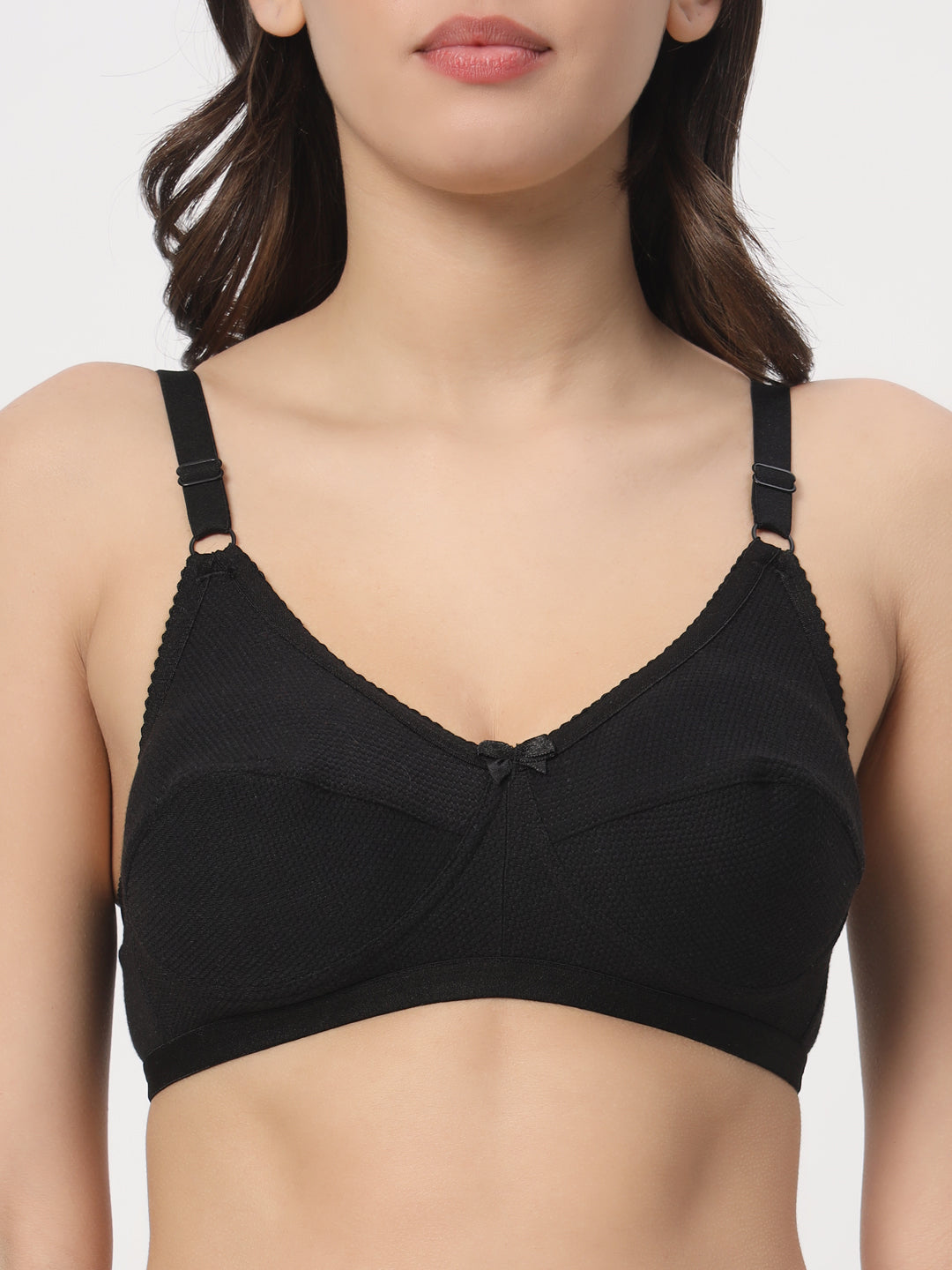 Elegant Everyday Comfort Cotton Bra – Soft Support & Seamless Fit(POPCORN)