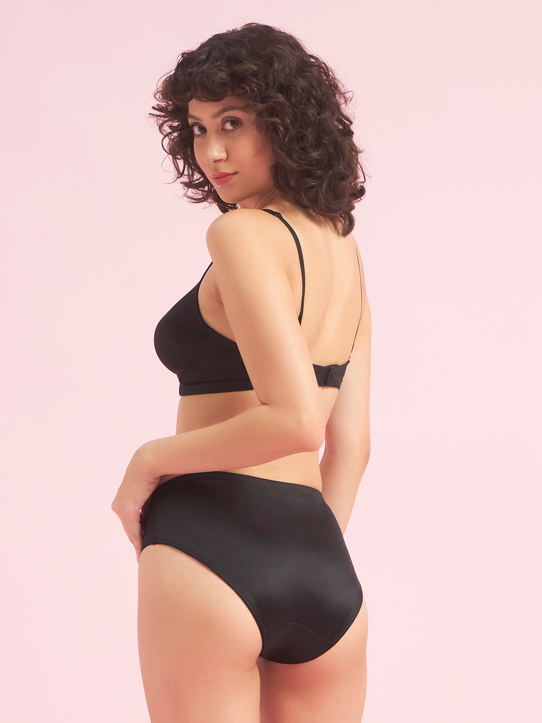Effectinn Women’s Non-Padded Seamless Lingerie Set – Soft Comfort Bra & Panty Set