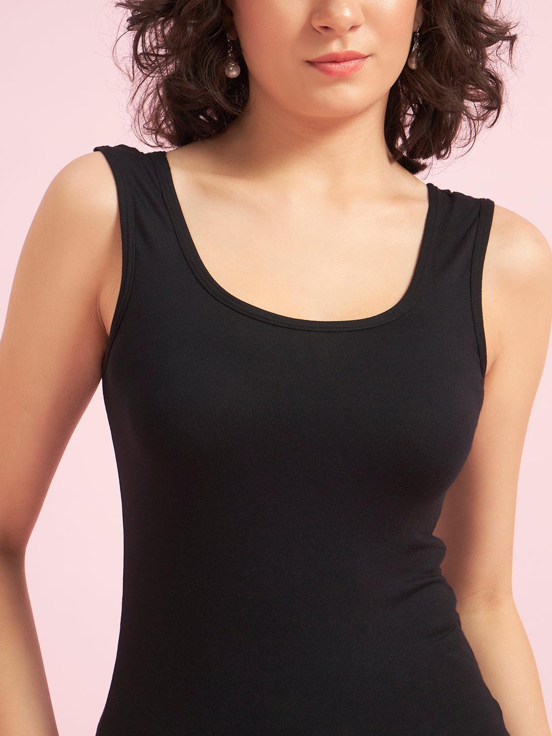 Effectinn Lingerie Women’s Sleeveless Camisole Tank Top | Soft Stretch Innerwear(TANK TOP)