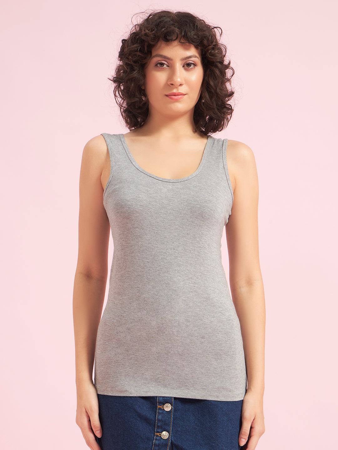 Effectinn Lingerie Women’s Sleeveless Camisole Tank Top | Soft Stretch Innerwear(TANK TOP)