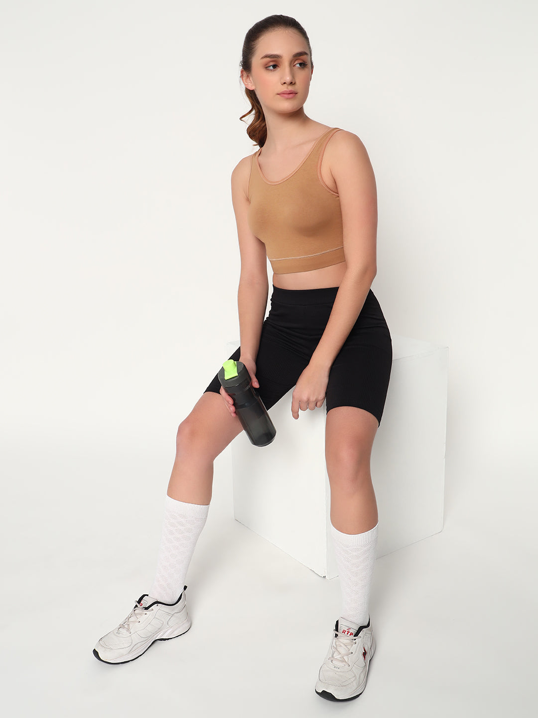 Yoga Long Line Workout Sports Bra 1210