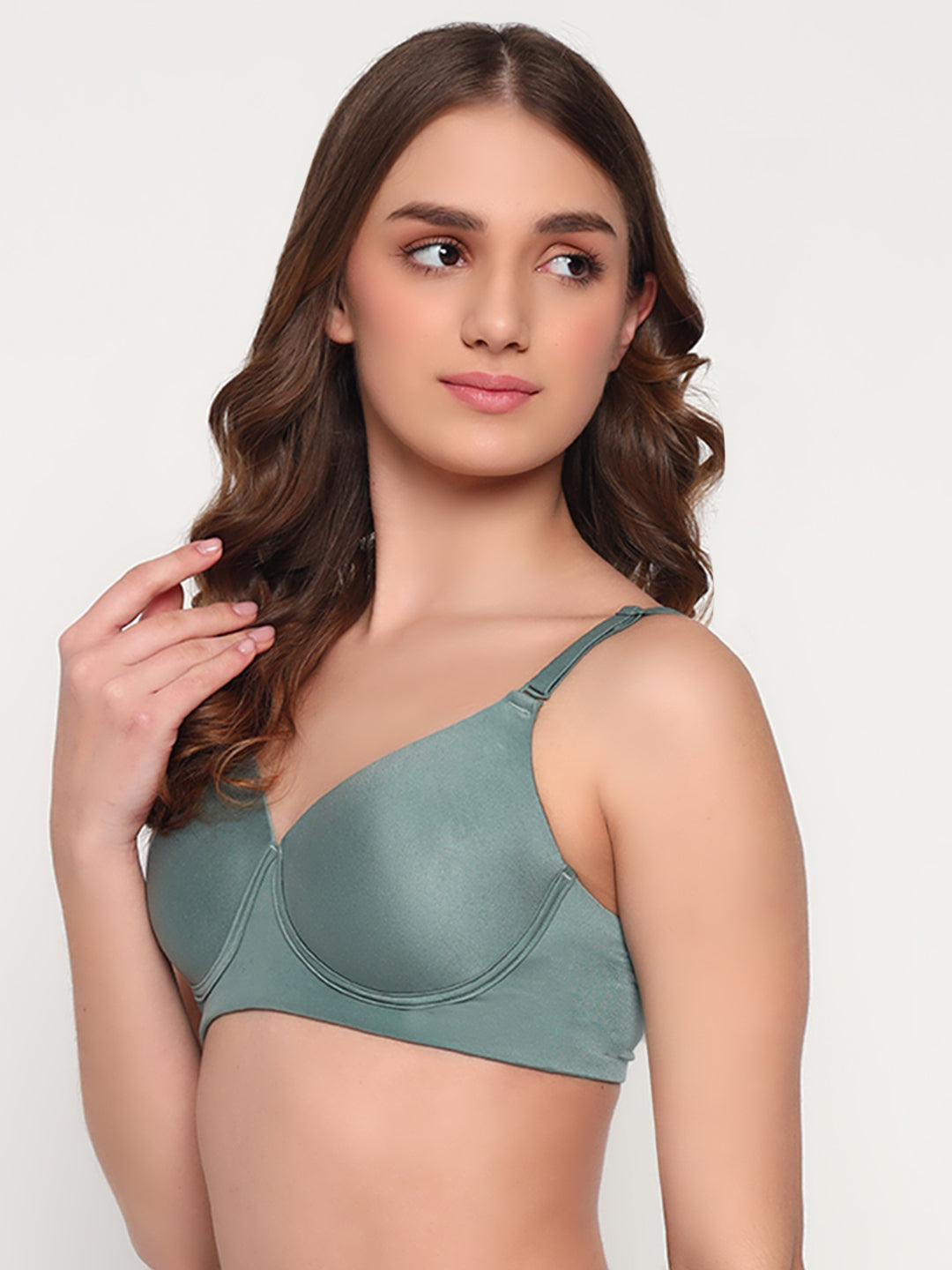 Seamless Ultra Smoothening Invisi Padded Wirefree Full Coverage T-Shirt Bra (ALICE)