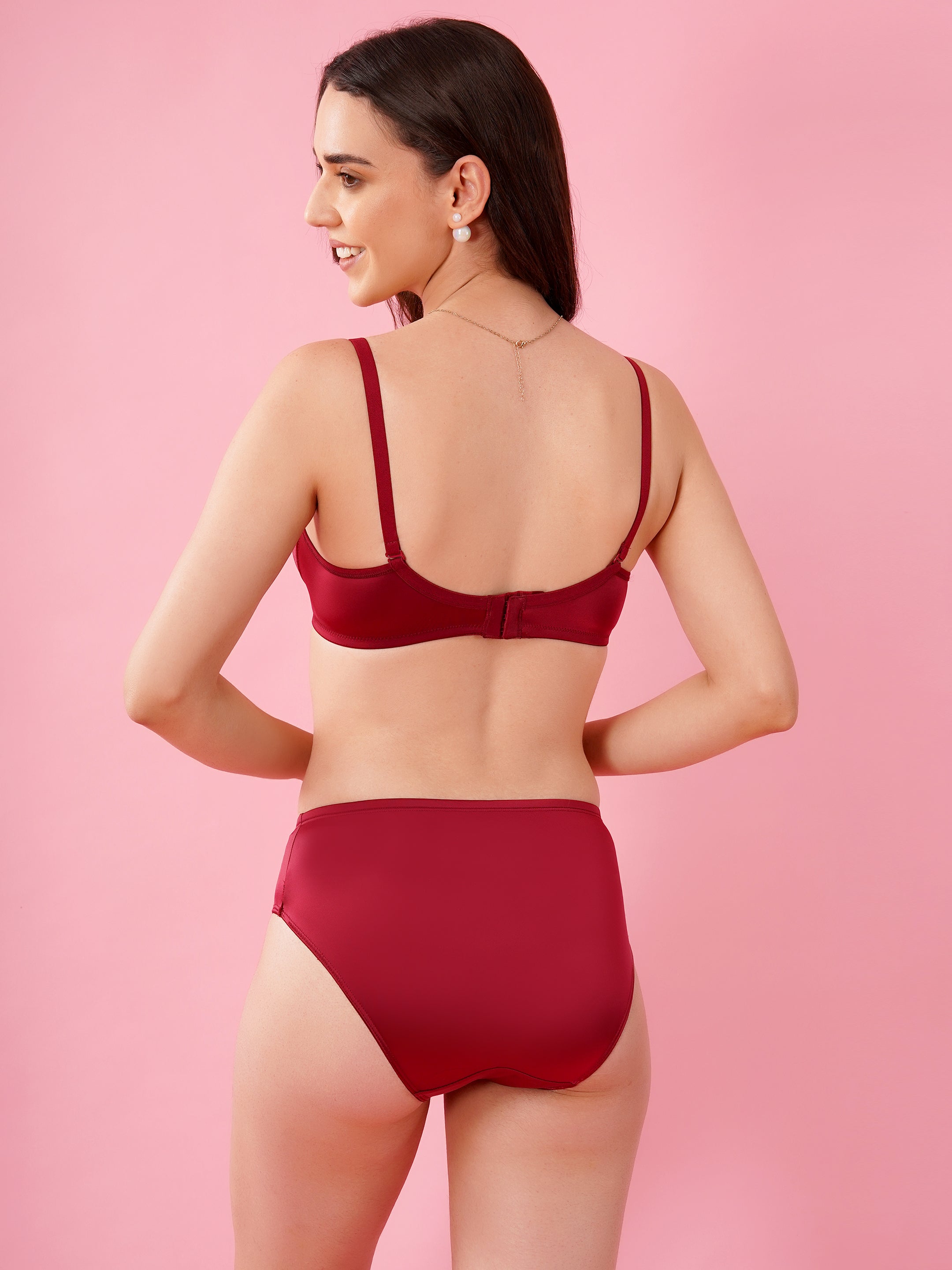 Shine Luxury Padded Bra & Panty Set | Elegant Smooth Fit Lingerie (SHINE PAD SET)