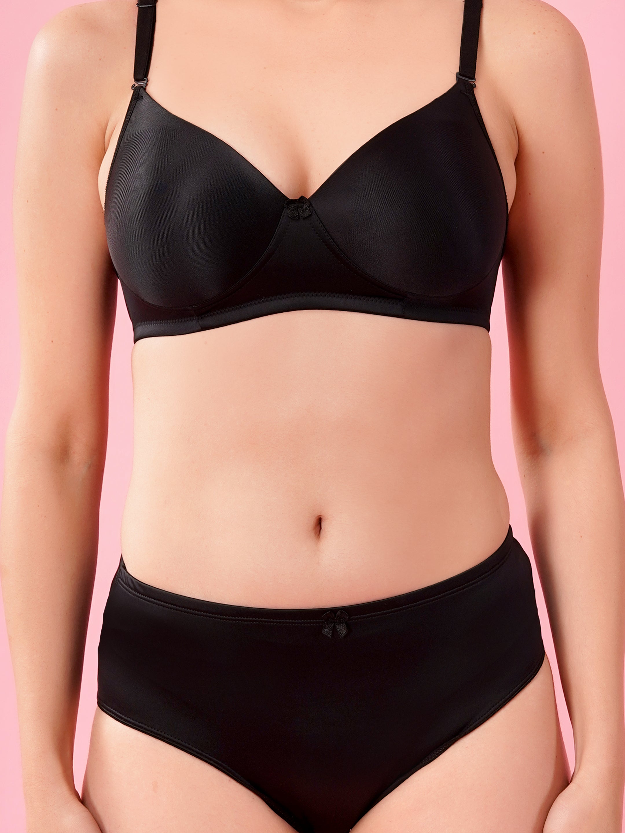 Shine Luxury Padded Bra & Panty Set | Elegant Smooth Fit Lingerie (SHINE PAD SET)