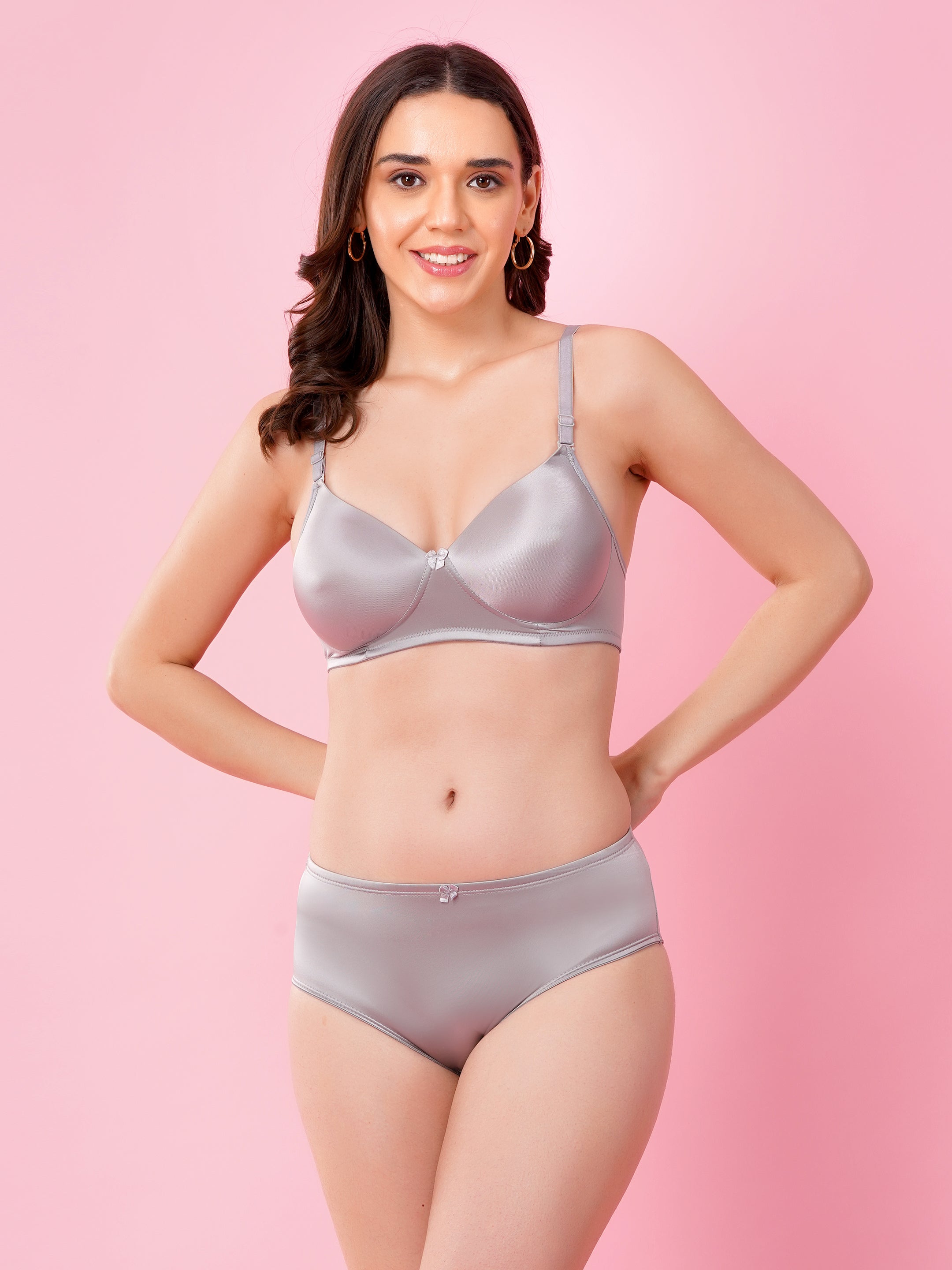 Shine Luxury Padded Bra & Panty Set | Elegant Smooth Fit Lingerie (SHINE PAD SET)