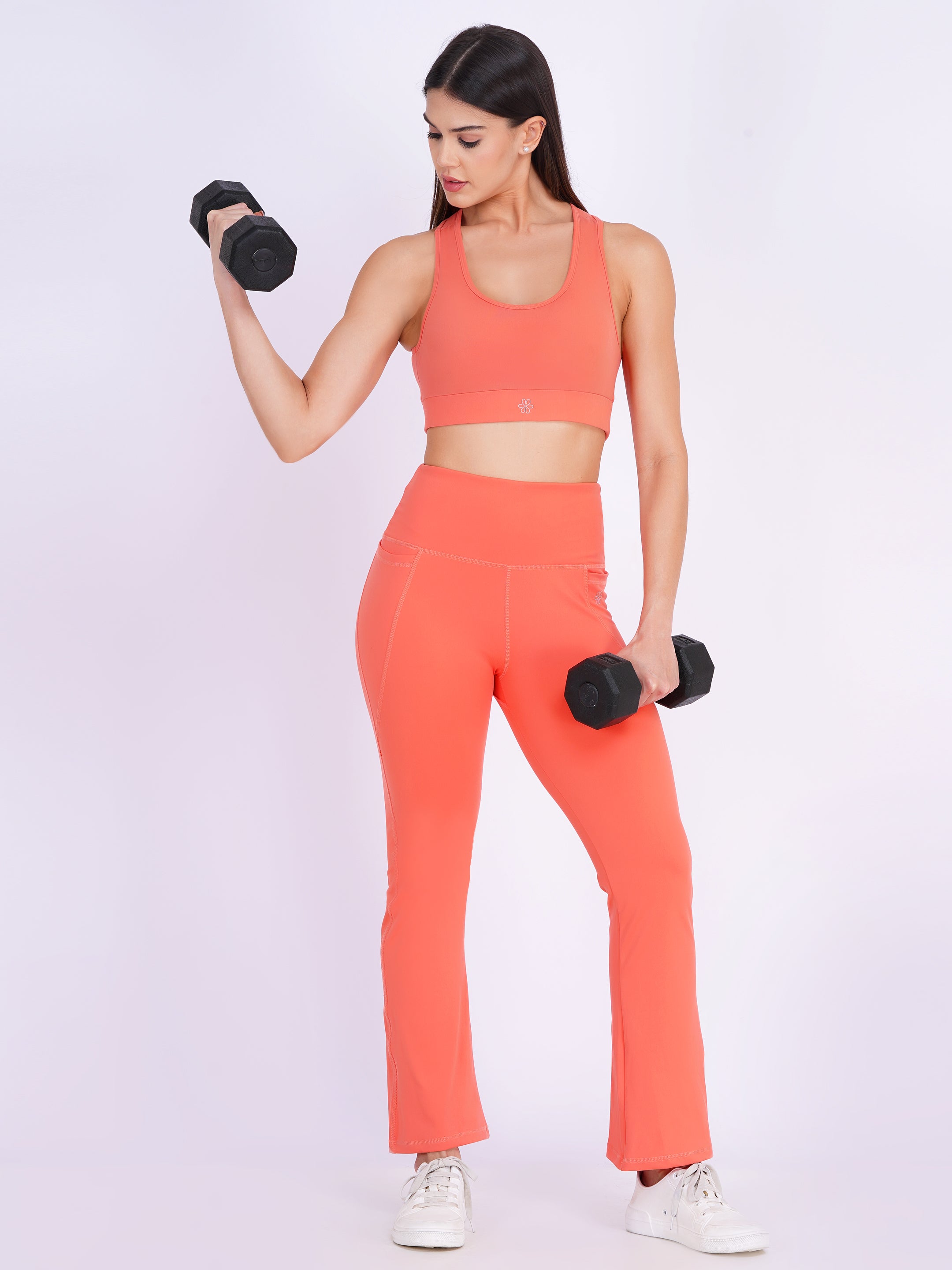 The Everywhere Flare Leggings | Coral