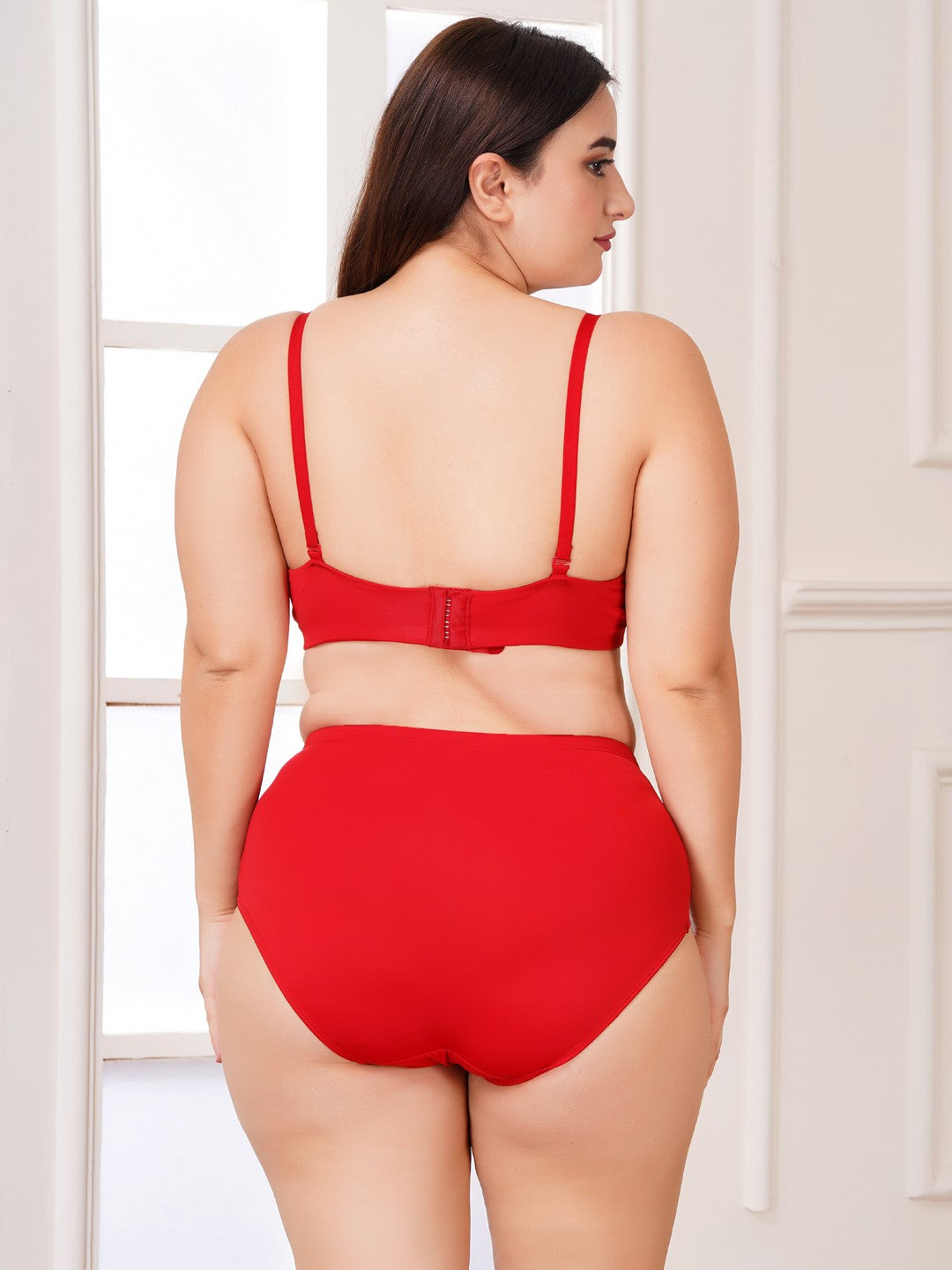 Effectinn Lingerie Curve Confidence Demi Cup Bra & High-Waist Panty Set (DASY SET)
