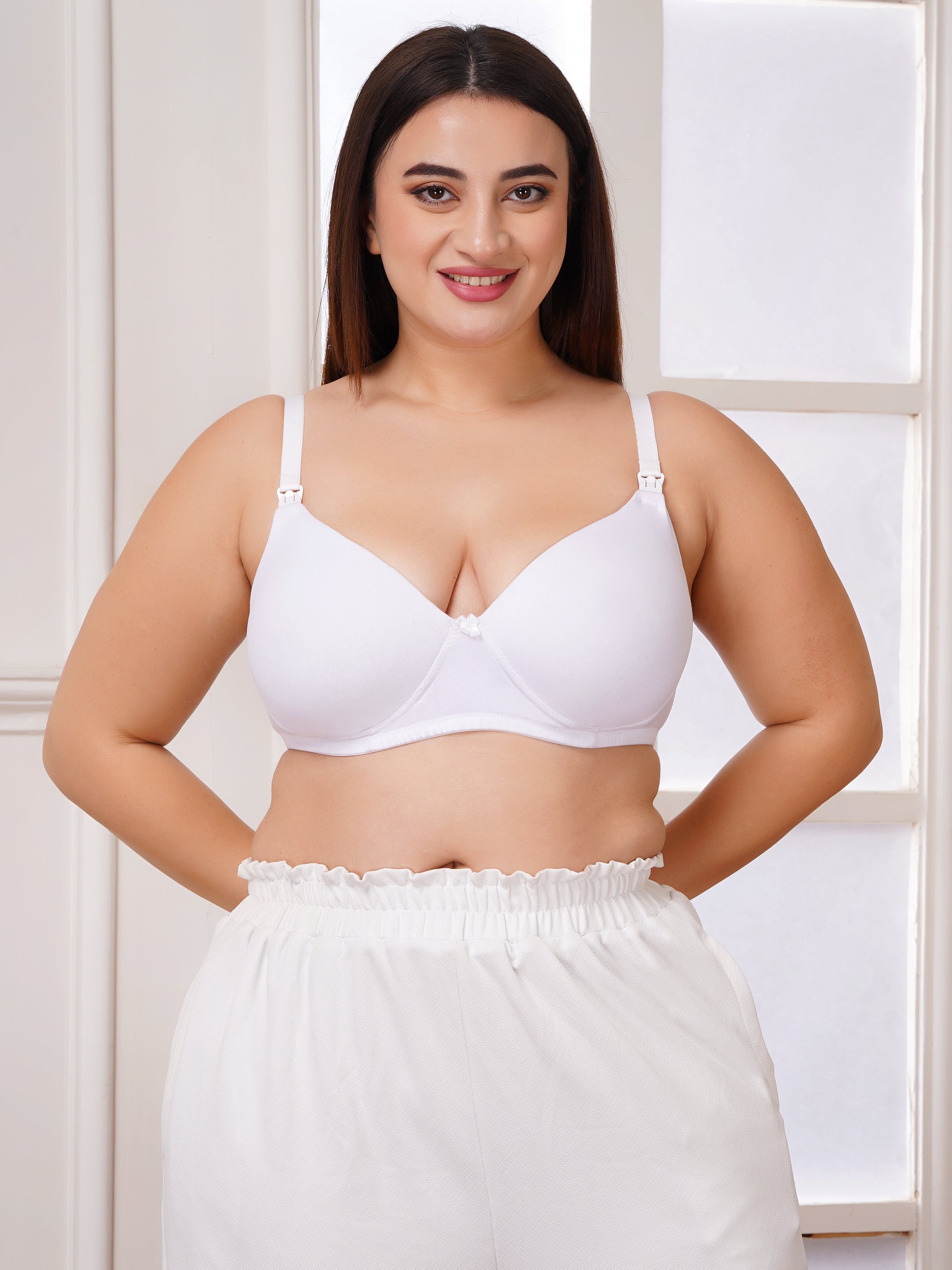 Maternity & Nursing Padded Bra for Women | Full Coverage & Stretchable Fabric (ZV-FD-PAD)