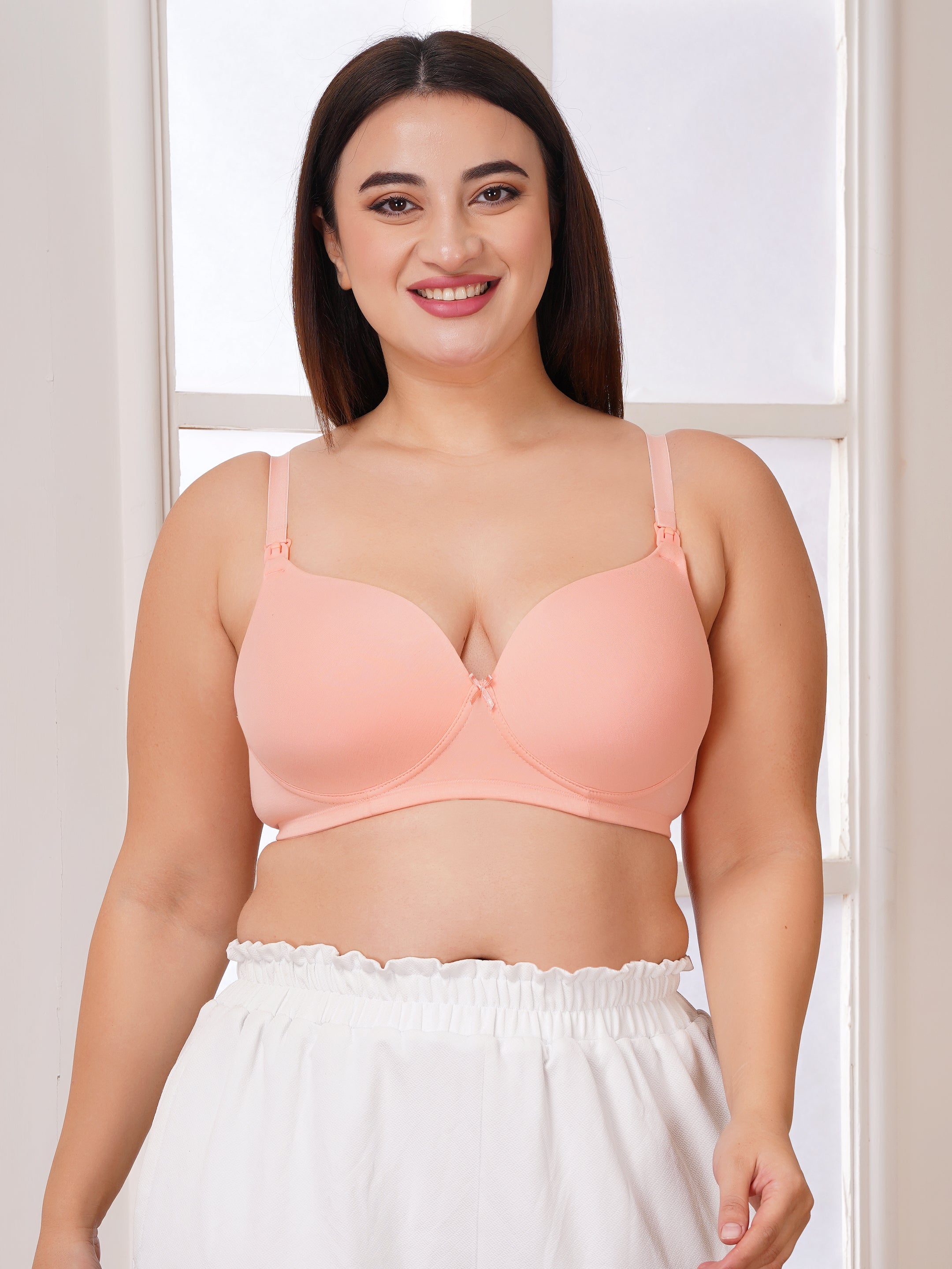 Maternity & Nursing Padded Bra for Women | Full Coverage & Stretchable Fabric (ZV-FD-PAD)