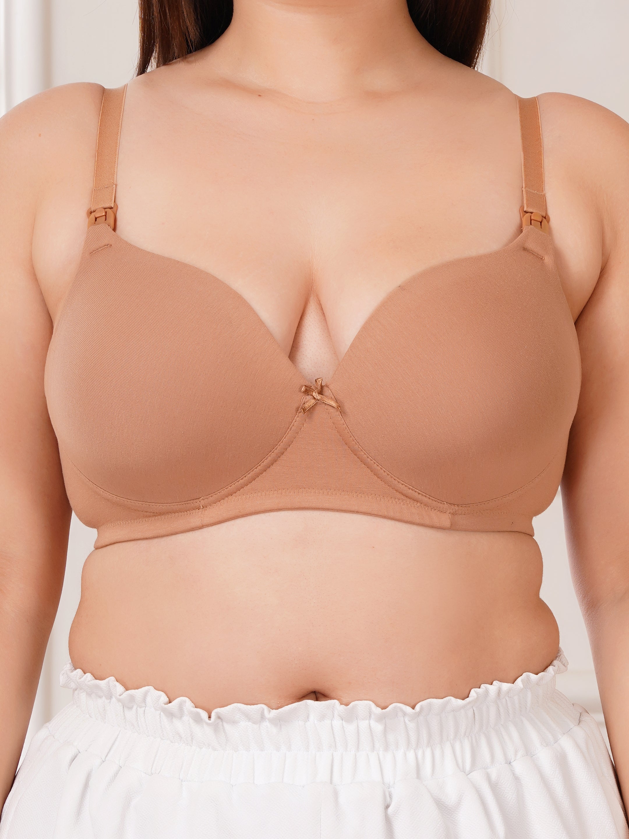 Maternity & Nursing Padded Bra for Women | Full Coverage & Stretchable Fabric (ZV-FD-PAD)
