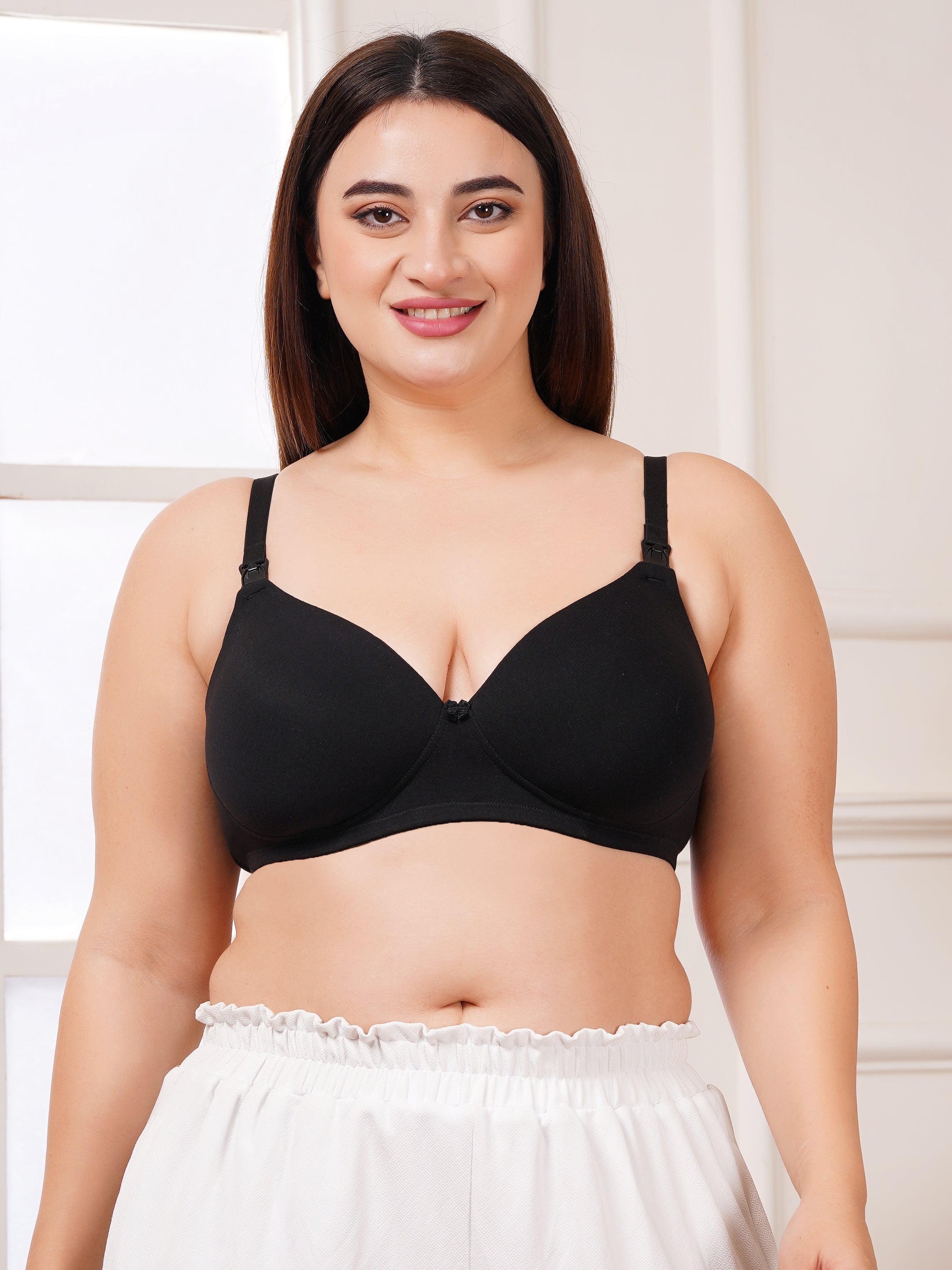 Maternity & Nursing Padded Bra for Women | Full Coverage & Stretchable Fabric (ZV-FD-PAD)