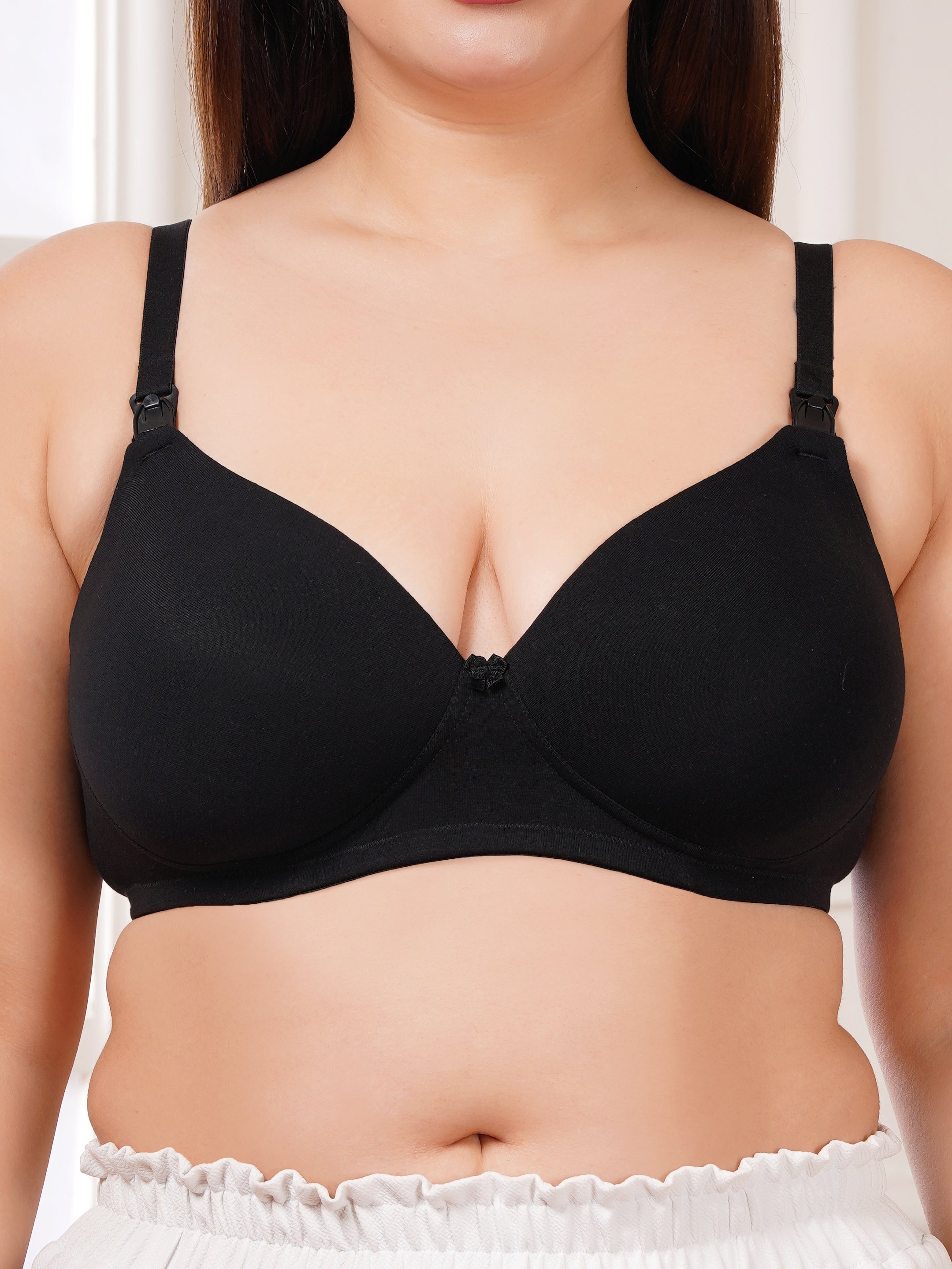 Maternity & Nursing Padded Bra for Women | Full Coverage & Stretchable Fabric (ZV-FD-PAD)