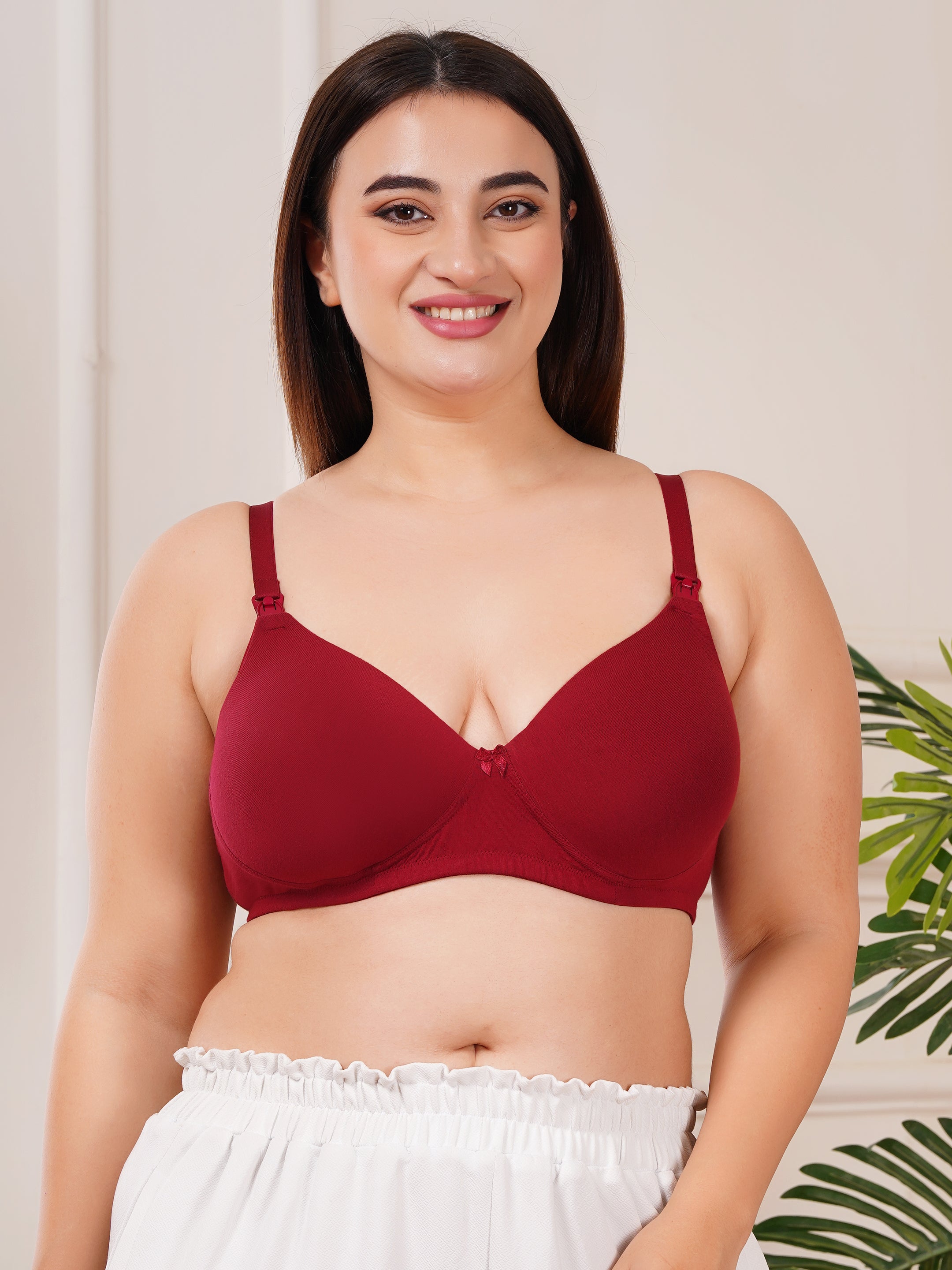 Maternity & Nursing Padded Bra for Women | Full Coverage & Stretchable Fabric (ZV-FD-PAD)