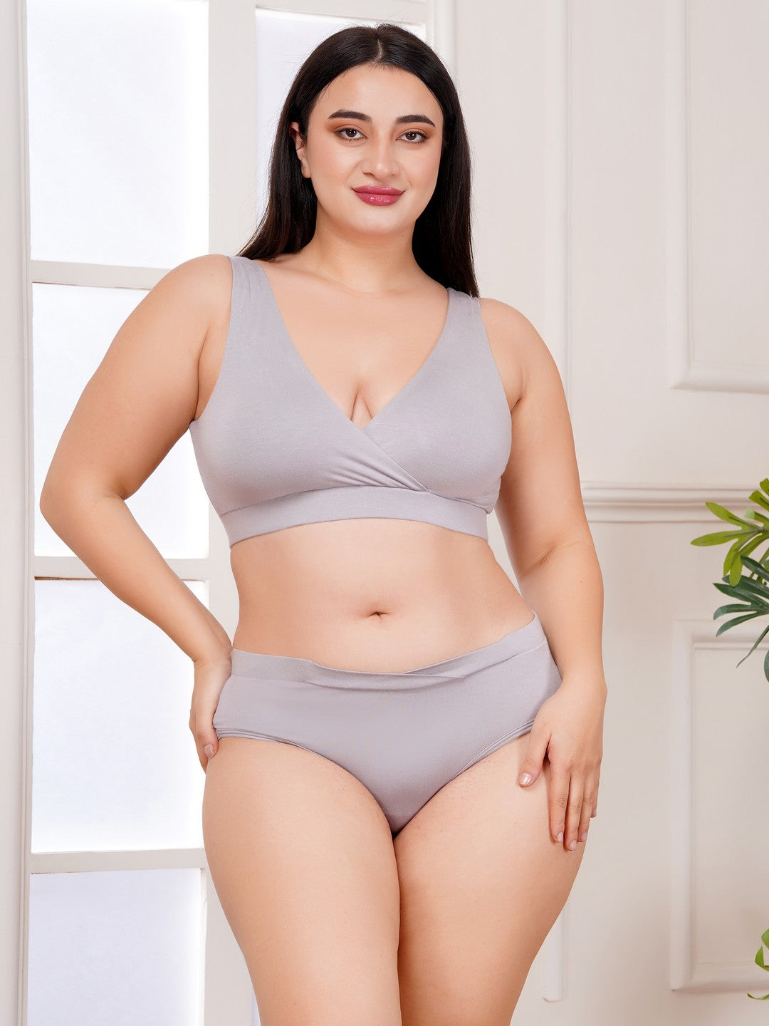 ComfortCare Seamless Wire-Free Nursing Bra & Panty Set (ZALEENA SET)