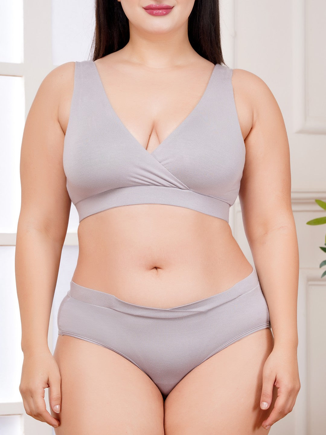 ComfortCare Seamless Wire-Free Nursing Bra & Panty Set (ZALEENA SET)