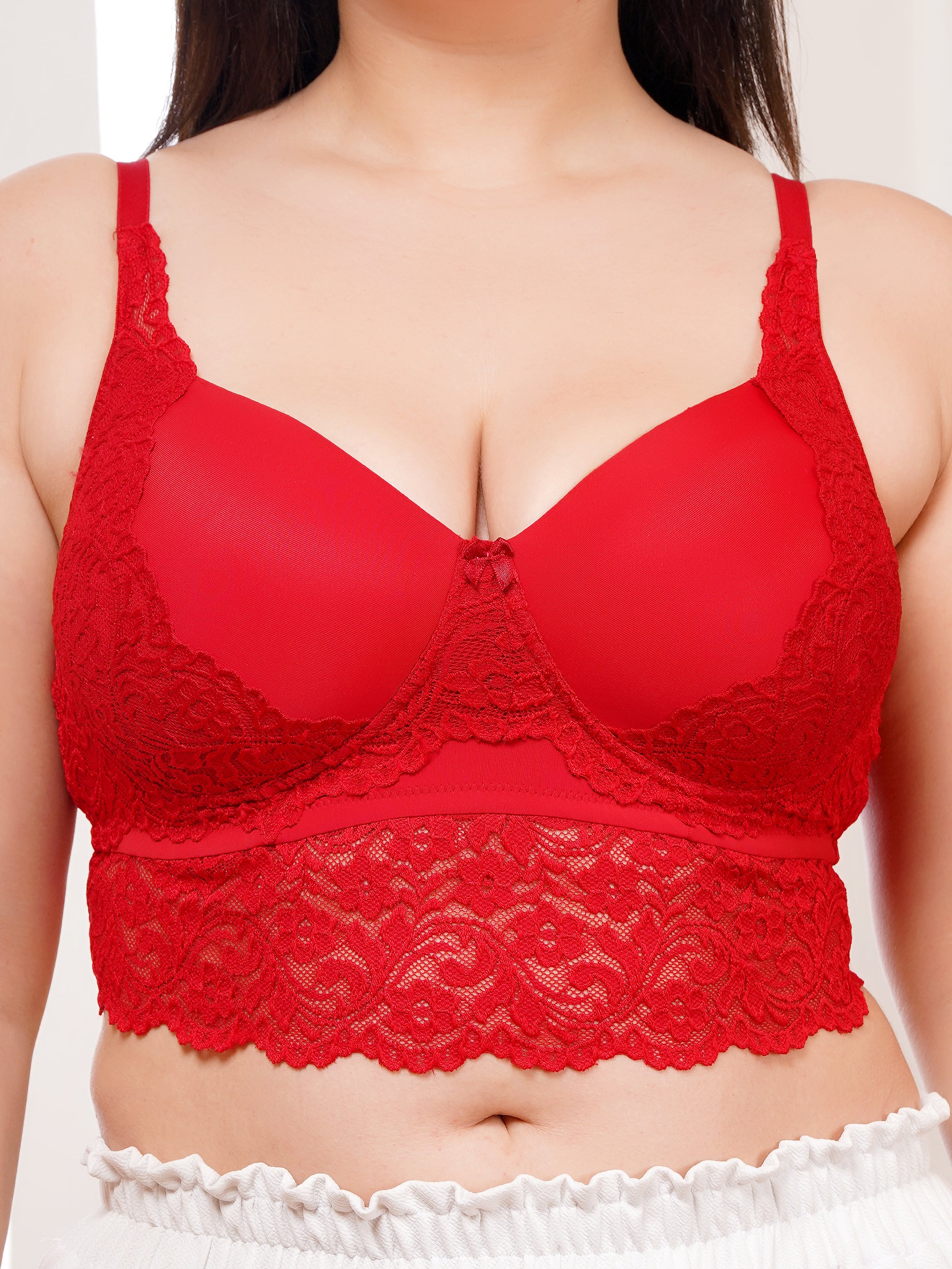 Elegant Effectinn Lace Premium Bralette – Stylish Front & Back Design (EFF_08)