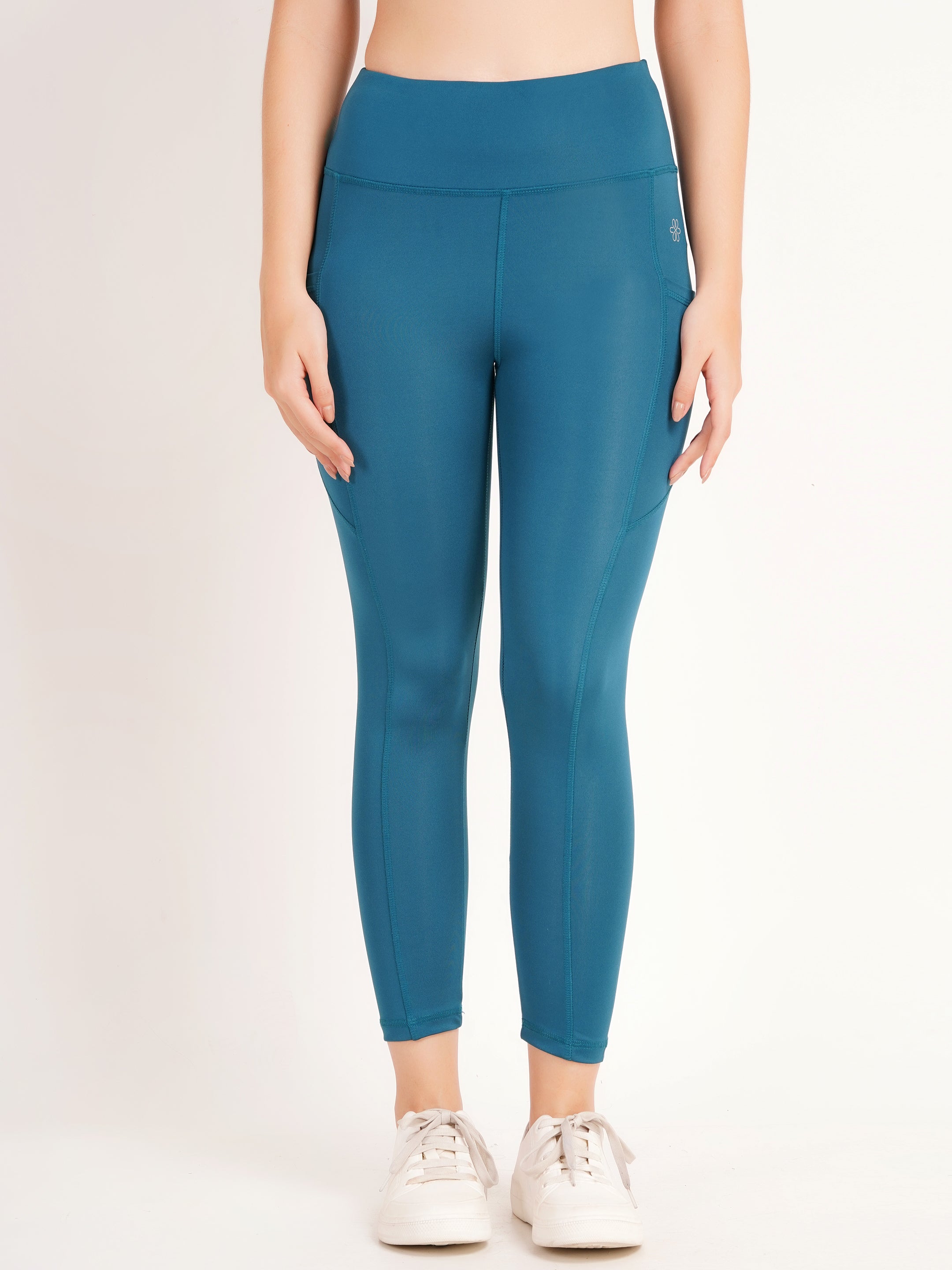The Contour Ribbed Legging | Deep Tea