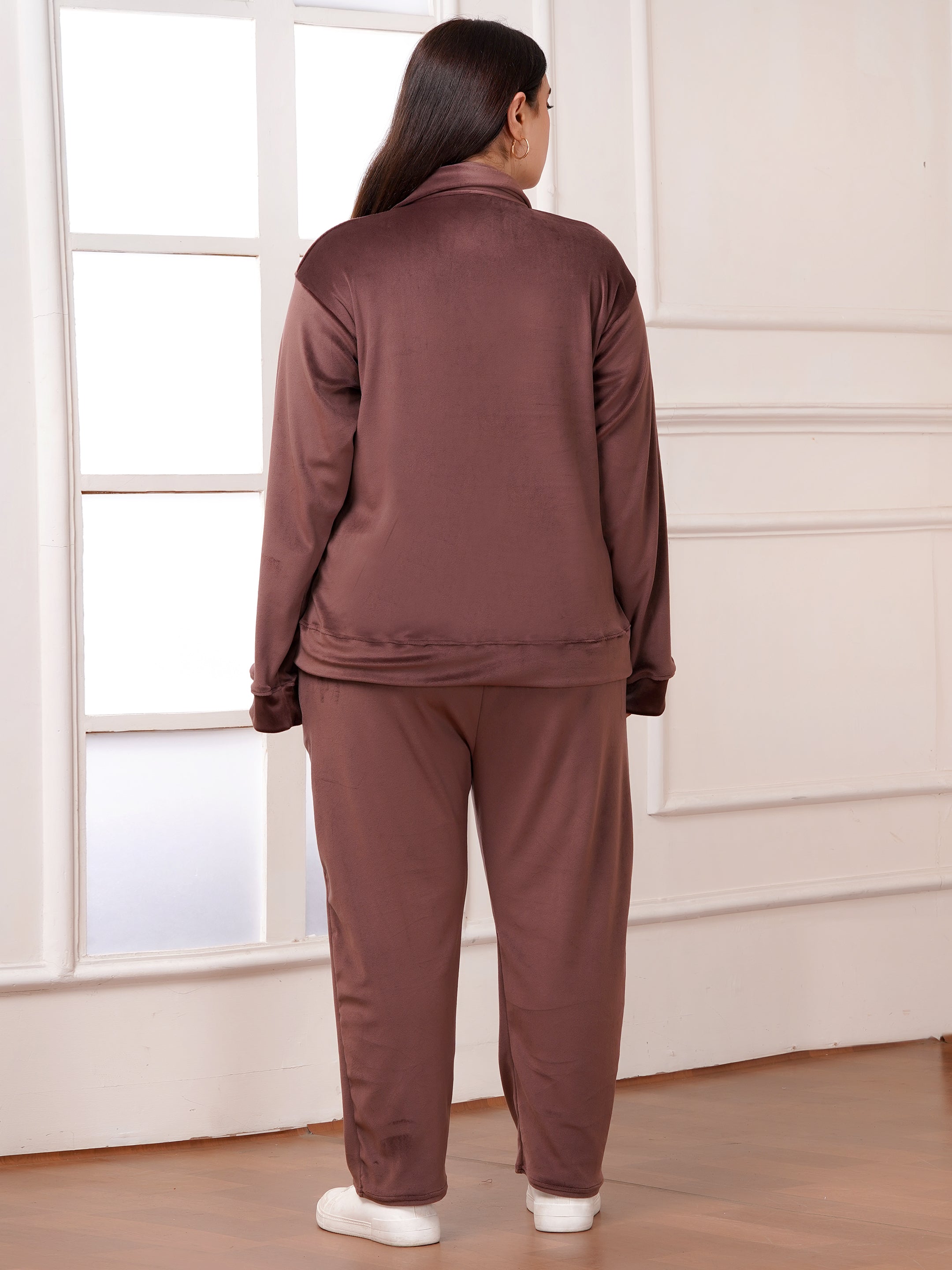 Luxury Winter Fleece Co-ord Set | Zip-Front Jacket & Relaxed Joggers
