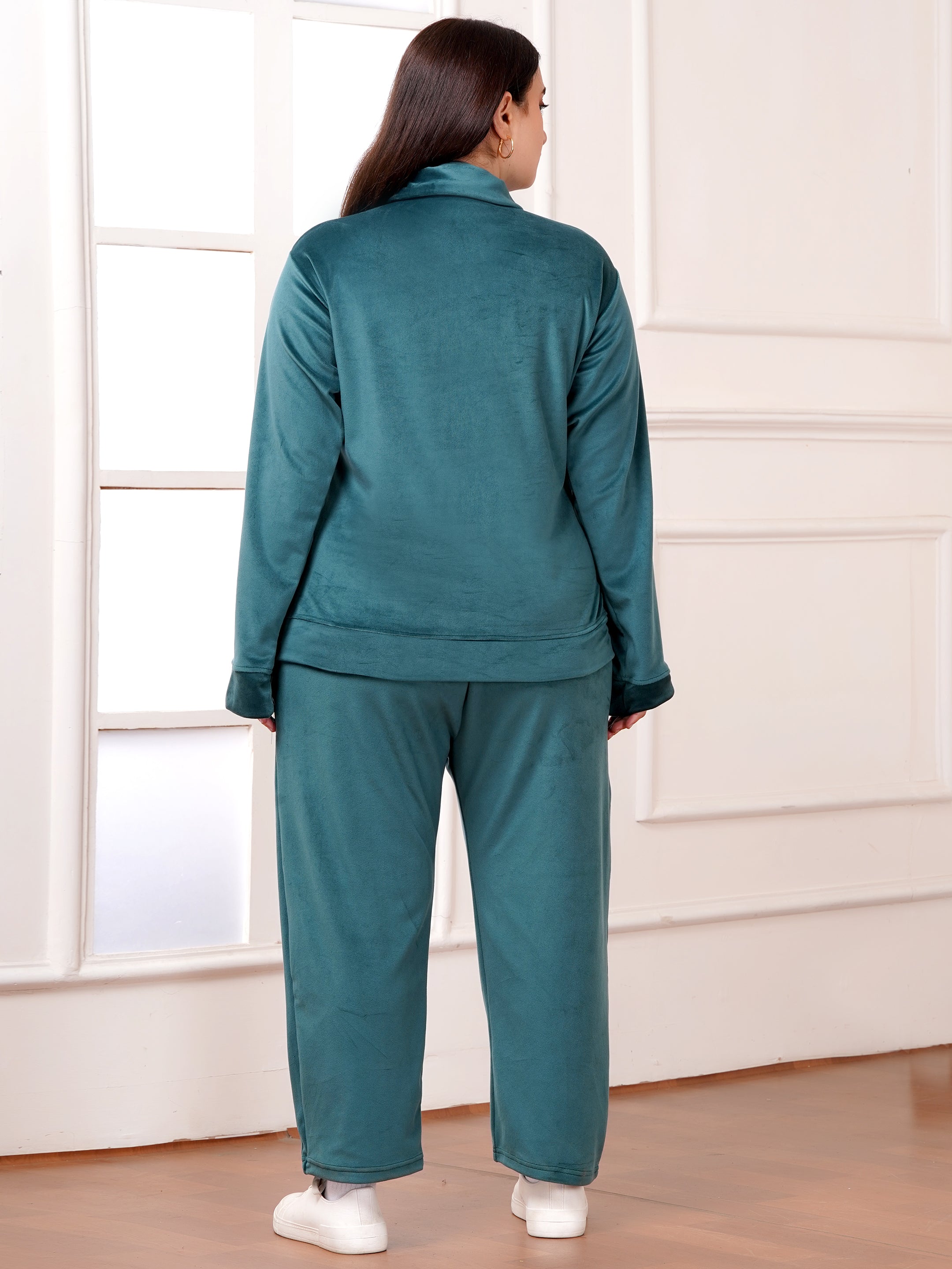 Luxury Winter Fleece Co-ord Set | Zip-Front Jacket & Relaxed Joggers