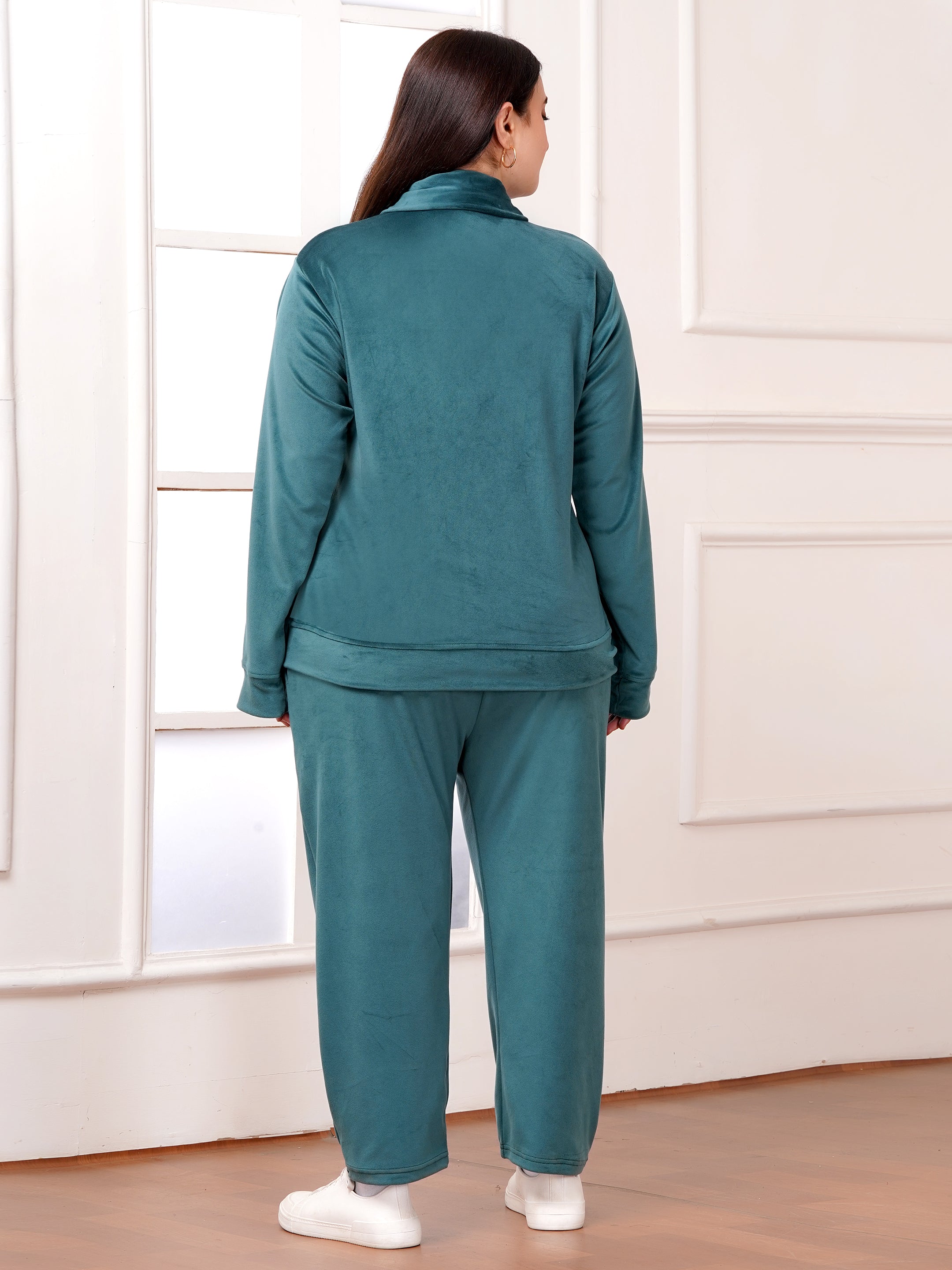 Luxury Winter Fleece Co-ord Set | Zip-Front Jacket & Relaxed Joggers