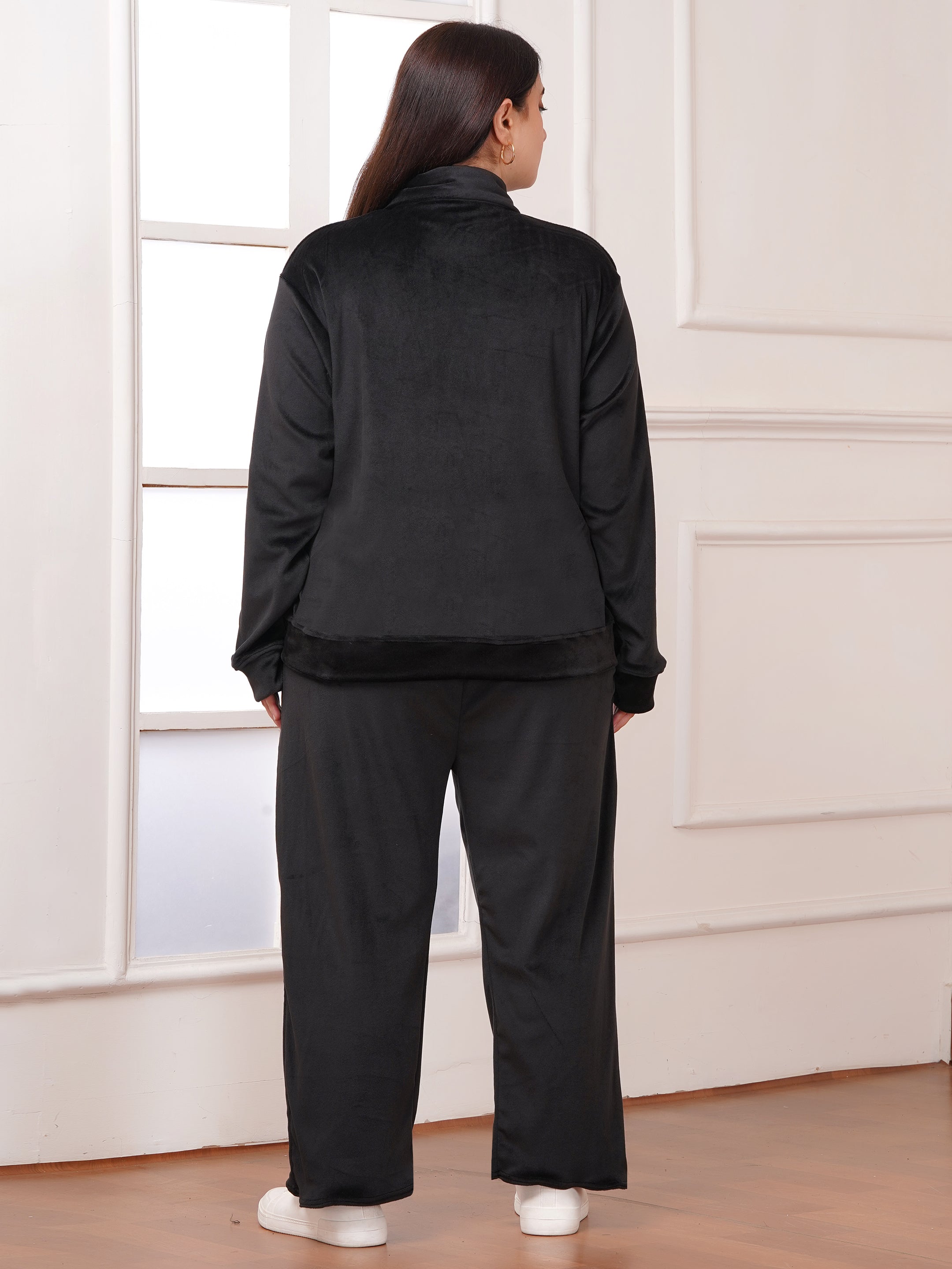 Luxury Winter Fleece Co-ord Set | Zip-Front Jacket & Relaxed Joggers