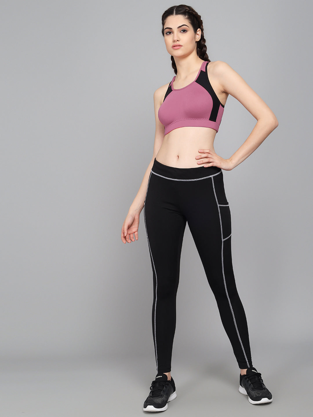 FlexFit Non-Padded Sports Bra 1201(EROSE)