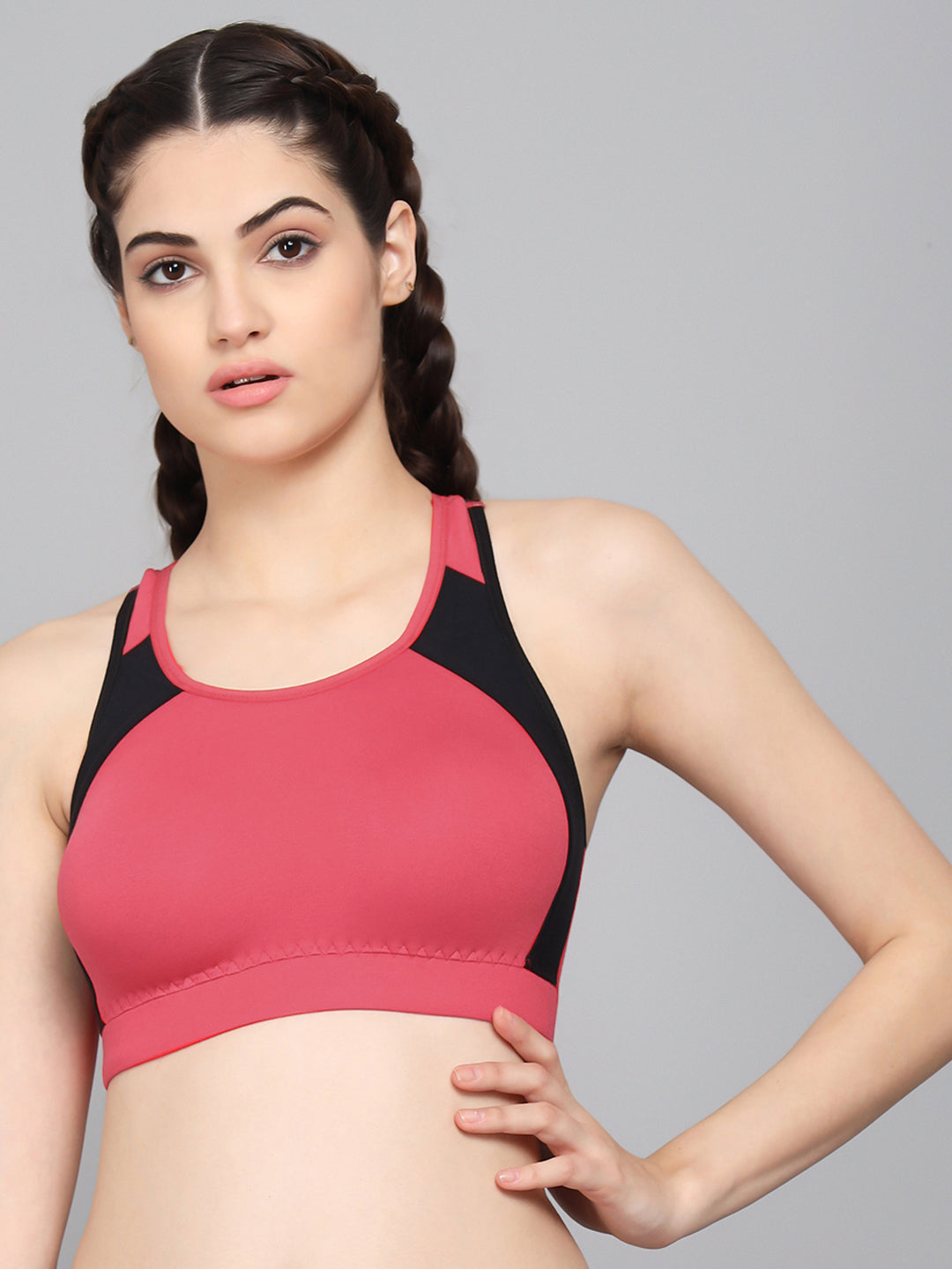 FlexFit Non-Padded Sports Bra 1201(EROSE)