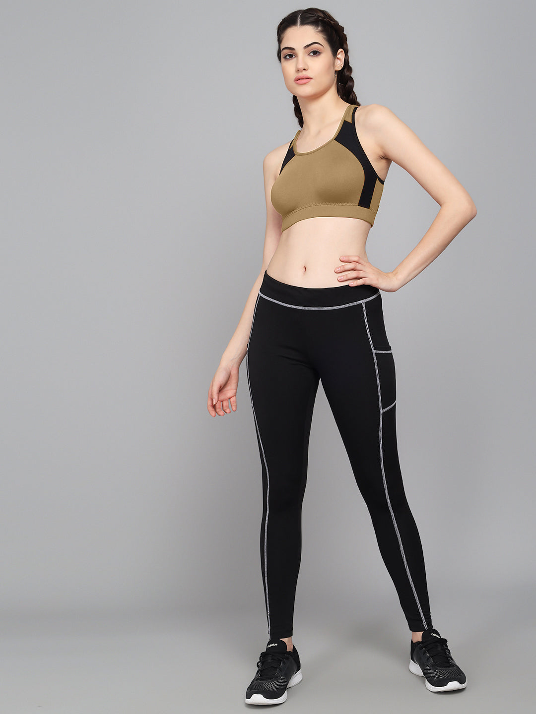 FlexFit Non-Padded Sports Bra 1201(EROSE)