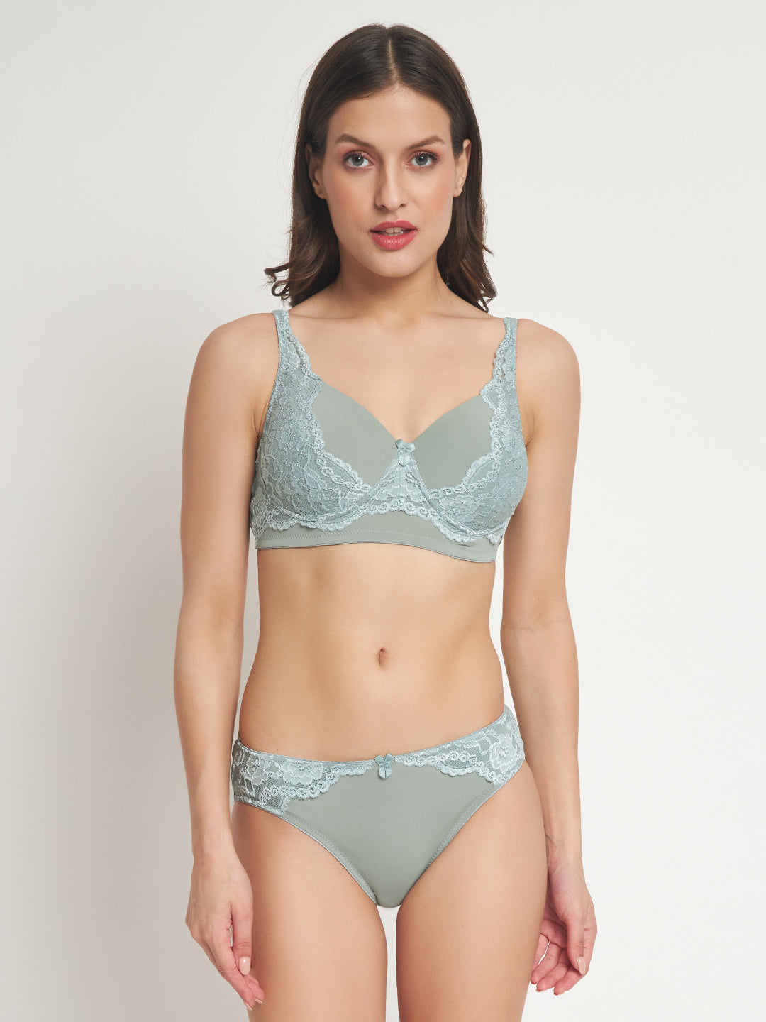 Effectinn"s Non Wired, Padded Lingerie Set (1278-S.BLUE)