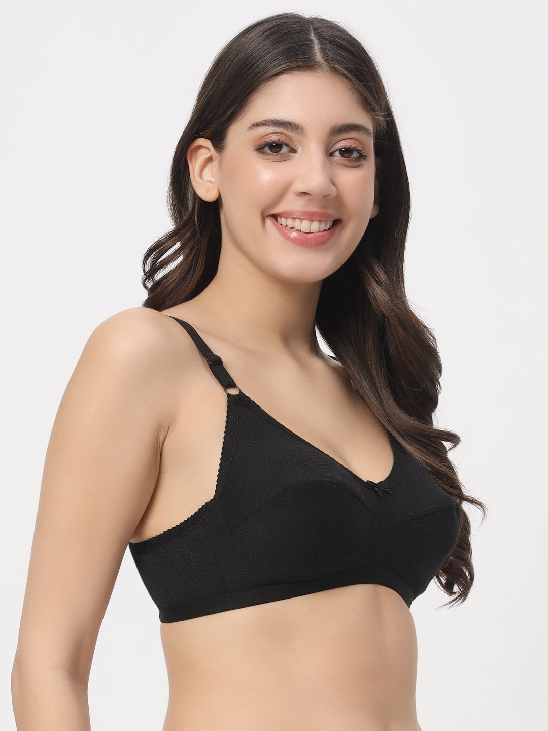 Elegant Everyday Comfort Cotton Bra – Soft Support & Seamless Fit(POPCORN)