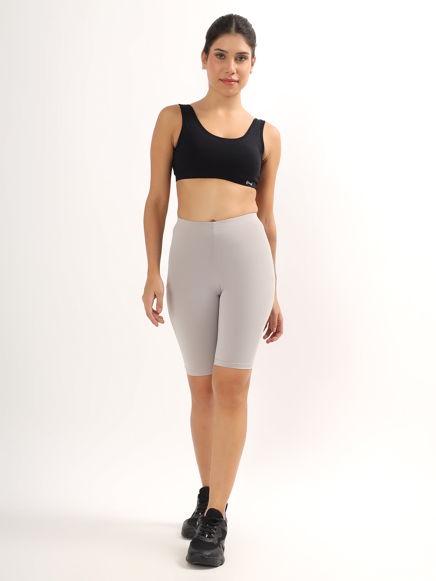 Effectinn's Cotton Spandex Medium Waist Outer Elastic Cycling Shorts -CS001 (Copy)