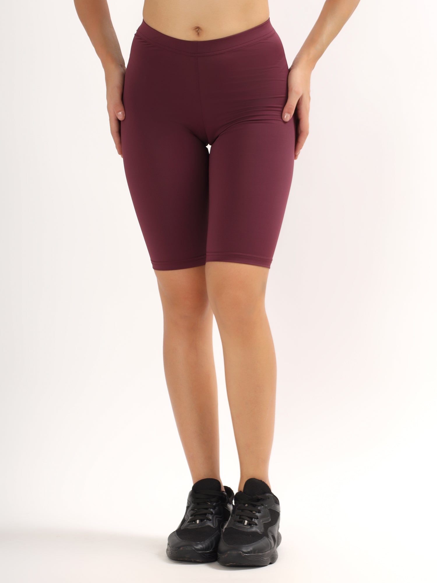 Effectinn's Cotton Spandex Medium Waist Outer Elastic Cycling Shorts -CS001 (Copy)