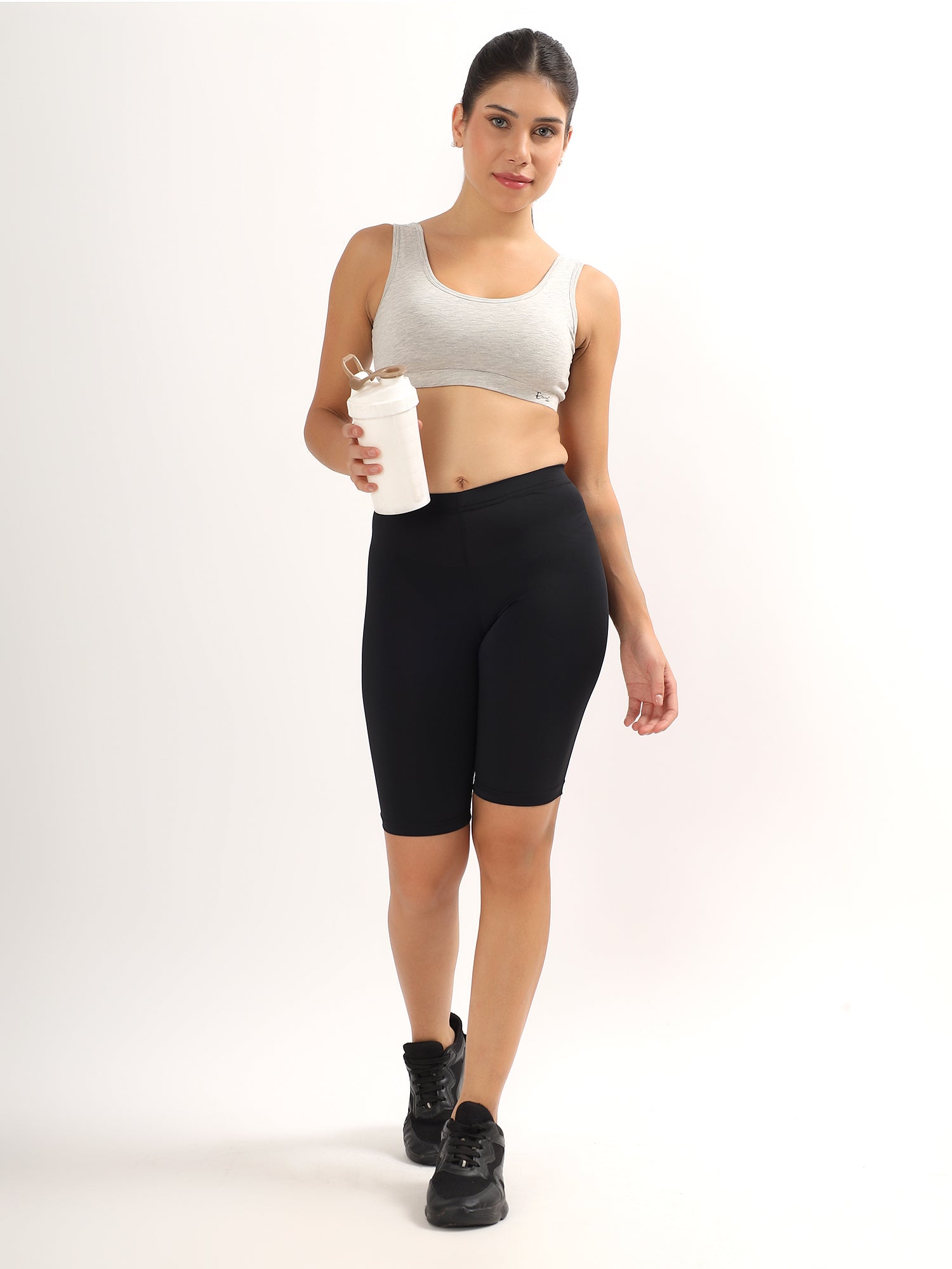 Effectinn's Cotton Spandex Medium Waist Outer Elastic Cycling Shorts -CS001 (Copy)