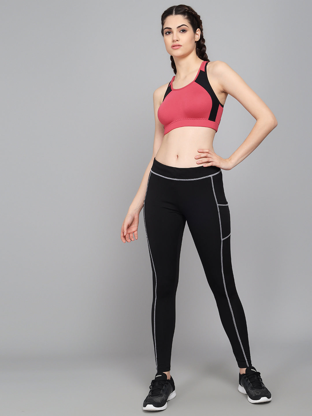 FlexFit Non-Padded Sports Bra  1201 (GAJRI)