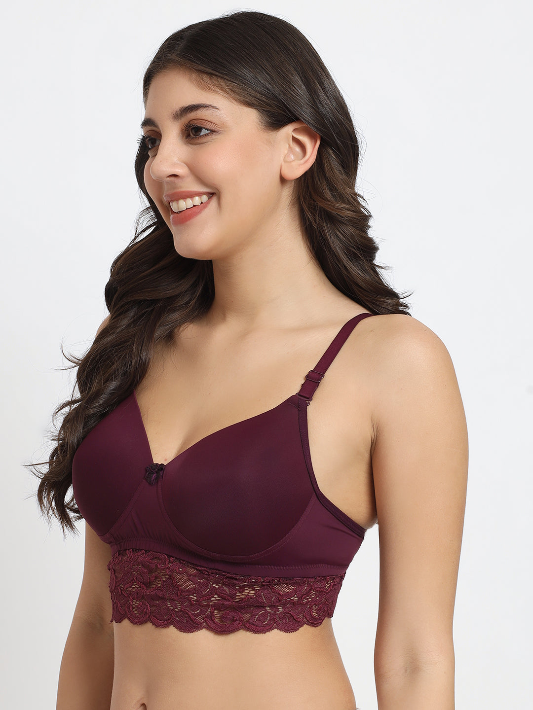 EFFECTINN'S Padded Bralette BL_113 (WINE)