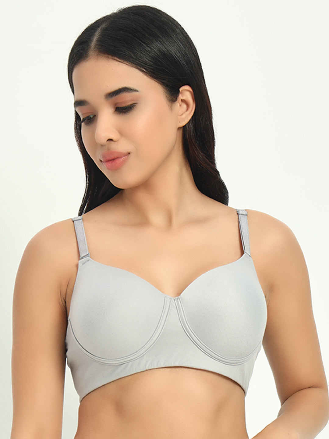 Seamless Ultra Smoothening Invisi Padded Wirefree Full Coverage T-Shirt Bra (ALICE)