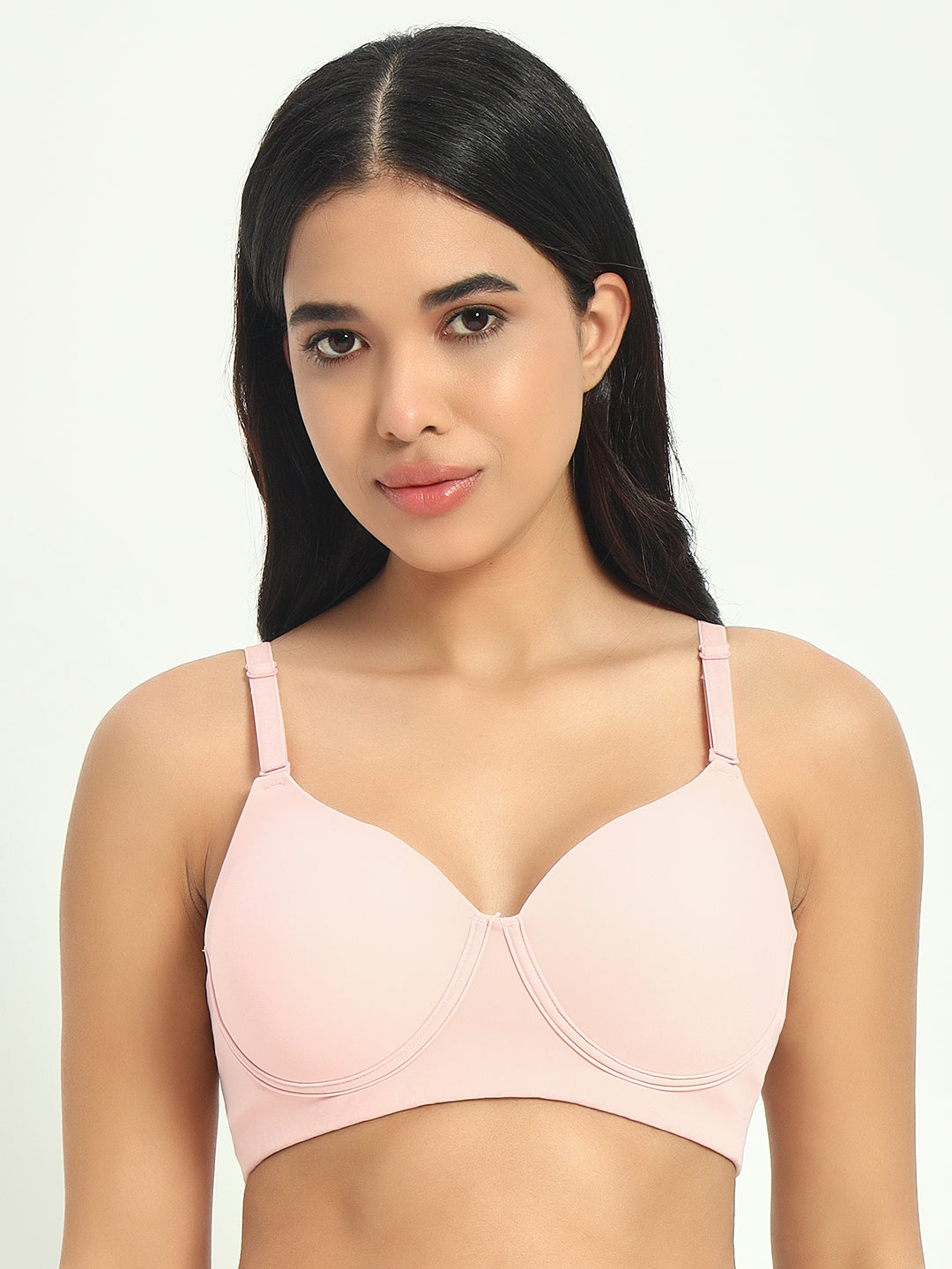 Seamless Ultra Smoothening Invisi Padded Wirefree Full Coverage T-Shirt Bra (ALICE)