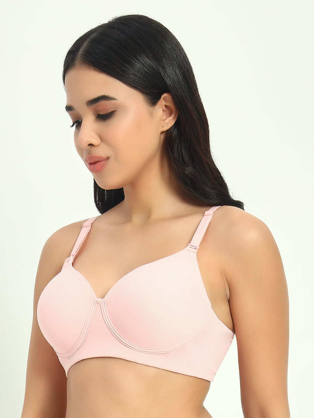 Seamless Ultra Smoothening Invisi Padded Wirefree Full Coverage T-Shirt Bra (ALICE)