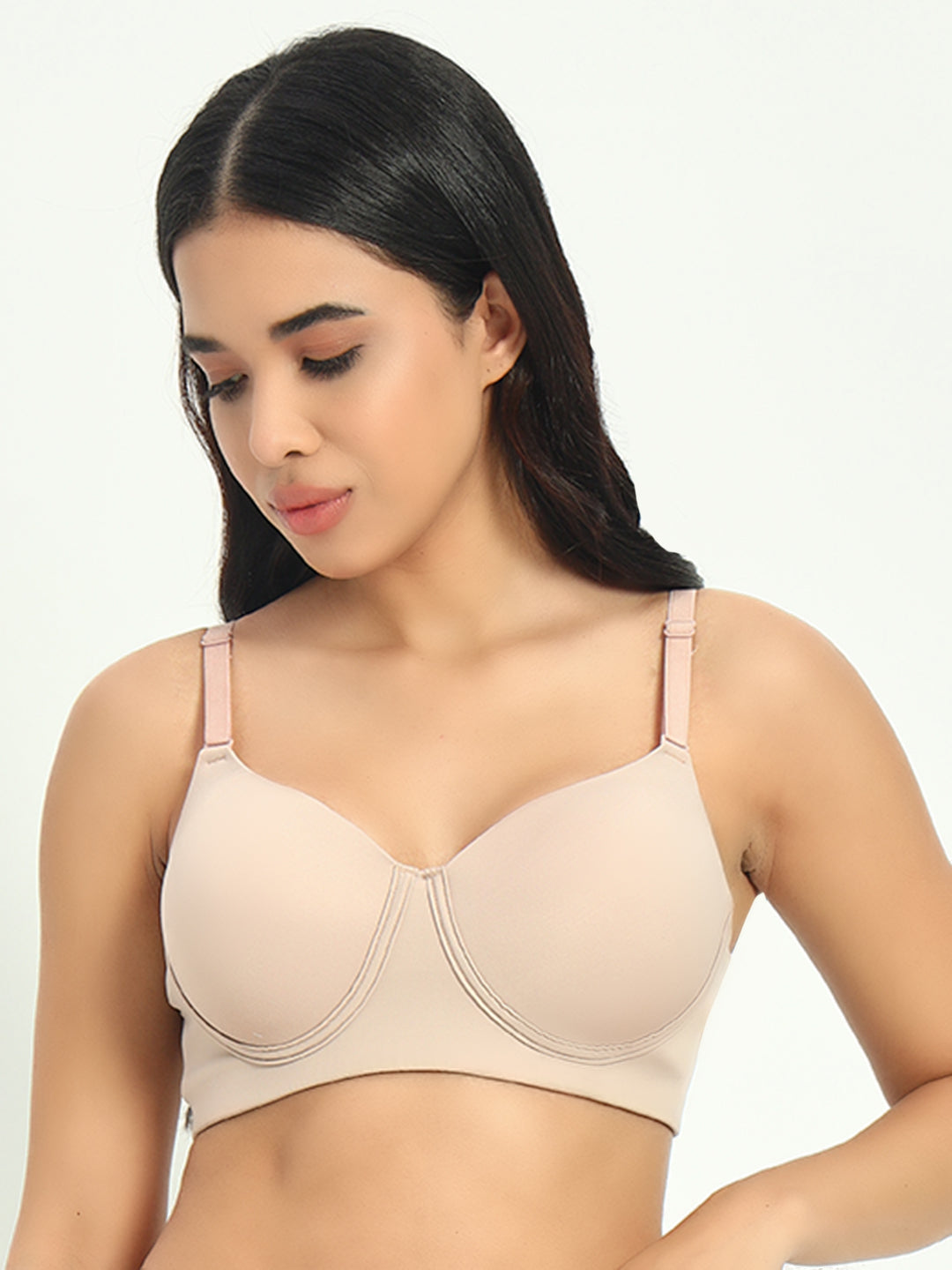 Seamless Ultra Smoothening Invisi Padded Wirefree Full Coverage T-Shirt Bra (ALICE)