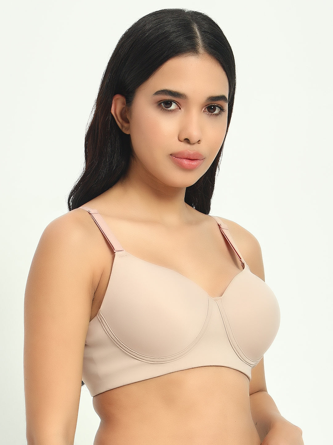 Seamless Ultra Smoothening Invisi Padded Wirefree Full Coverage T-Shirt Bra (ALICE)