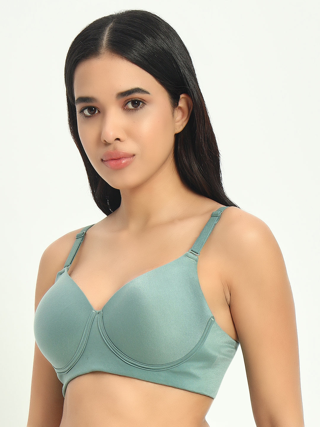 Seamless Ultra Smoothening Invisi Padded Wirefree Full Coverage T-Shirt Bra (ALICE)