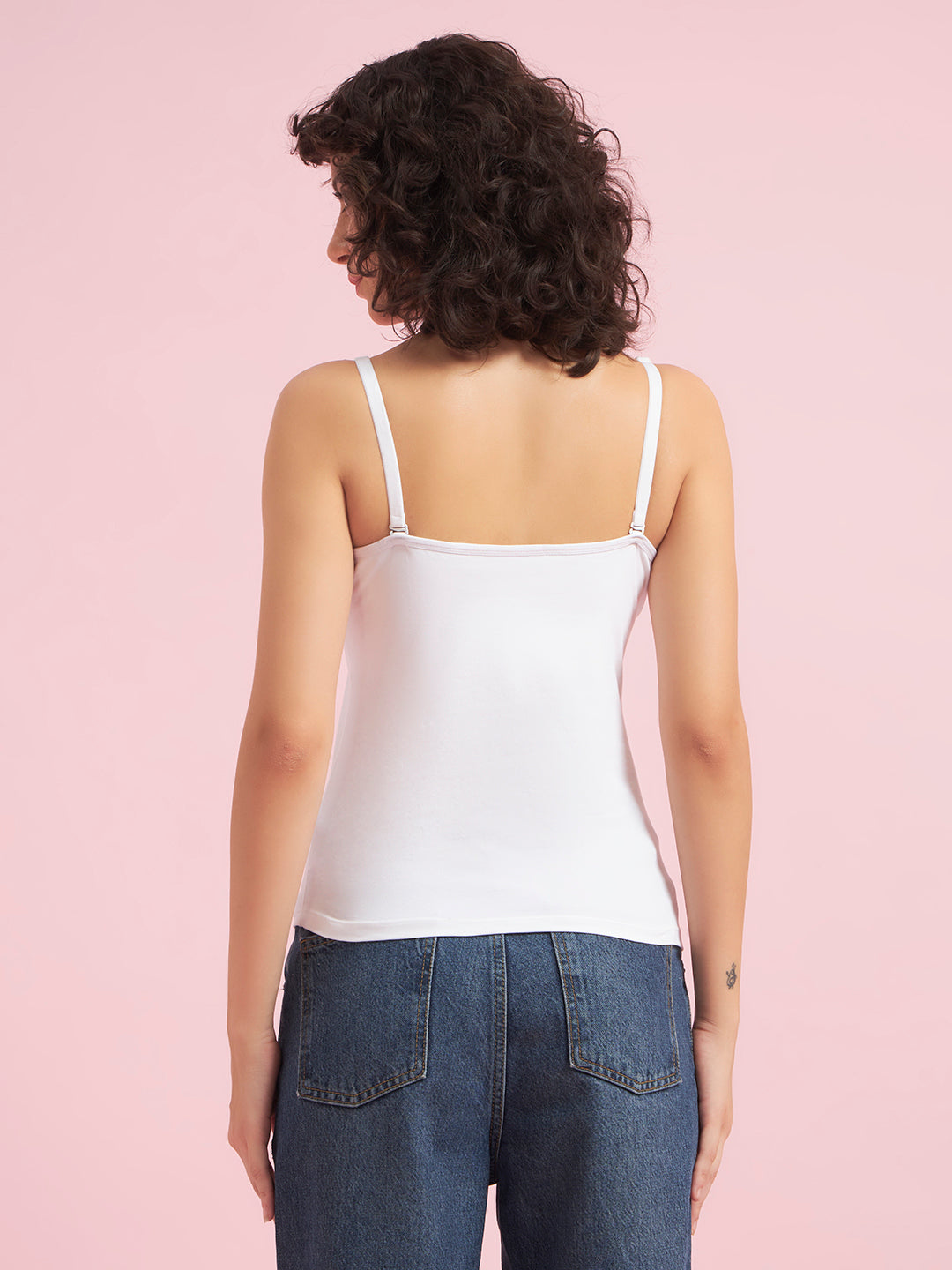 Effectinn Women’s 2-in-1 Camisole with Built-in Sports Bra & Removable Pads – Ultra Soft Stretch Slim Fit(CAMIPAD)