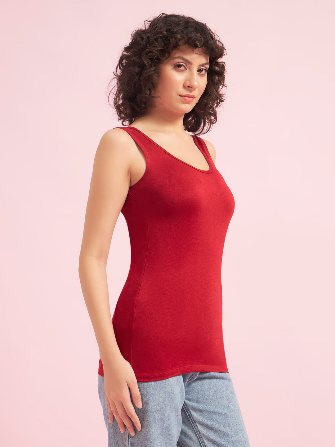 Effectinn Lingerie Women’s Sleeveless Camisole Tank Top | Soft Stretch Innerwear(TANK TOP)