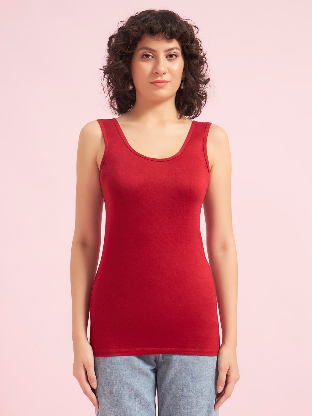 Effectinn Lingerie Women’s Sleeveless Camisole Tank Top | Soft Stretch Innerwear(TANK TOP)