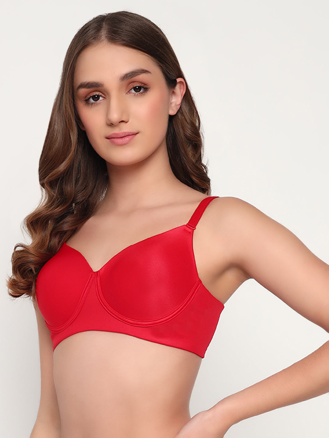 Seamless Ultra Smoothening Invisi Padded Wirefree Full Coverage T-Shirt Bra (ALICE)