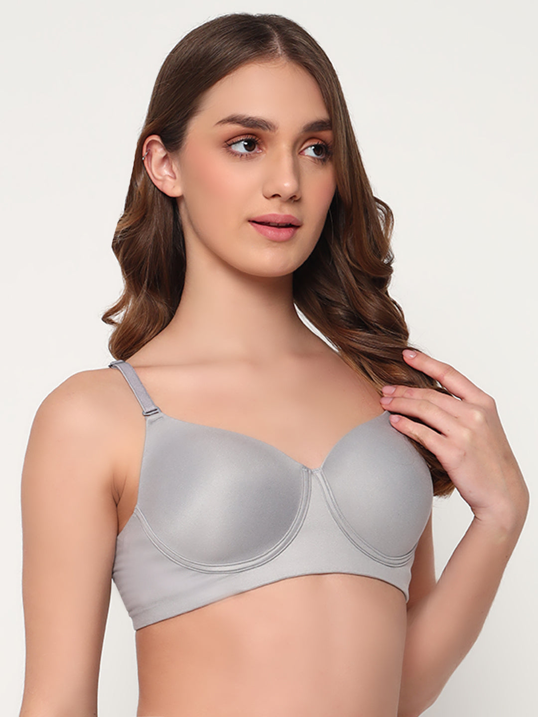 Seamless Ultra Smoothening Invisi Padded Wirefree Full Coverage T-Shirt Bra (ALICE)