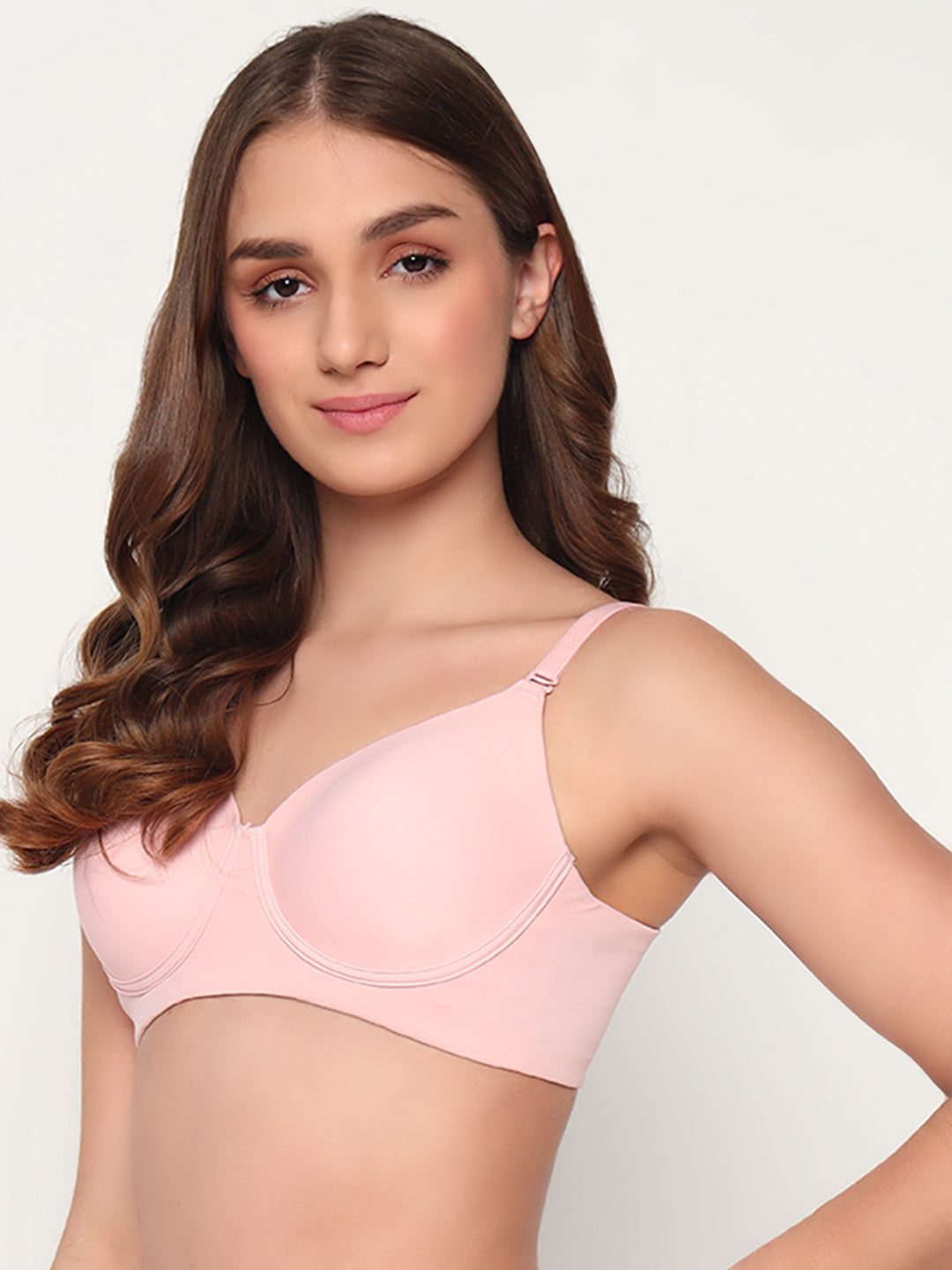 Seamless Ultra Smoothening Invisi Padded Wirefree Full Coverage T-Shirt Bra (ALICE)